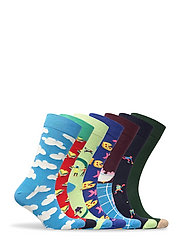Happy Socks - 7-Days 7 Day Socks Gift Set - vanlige sokker - multi - 2