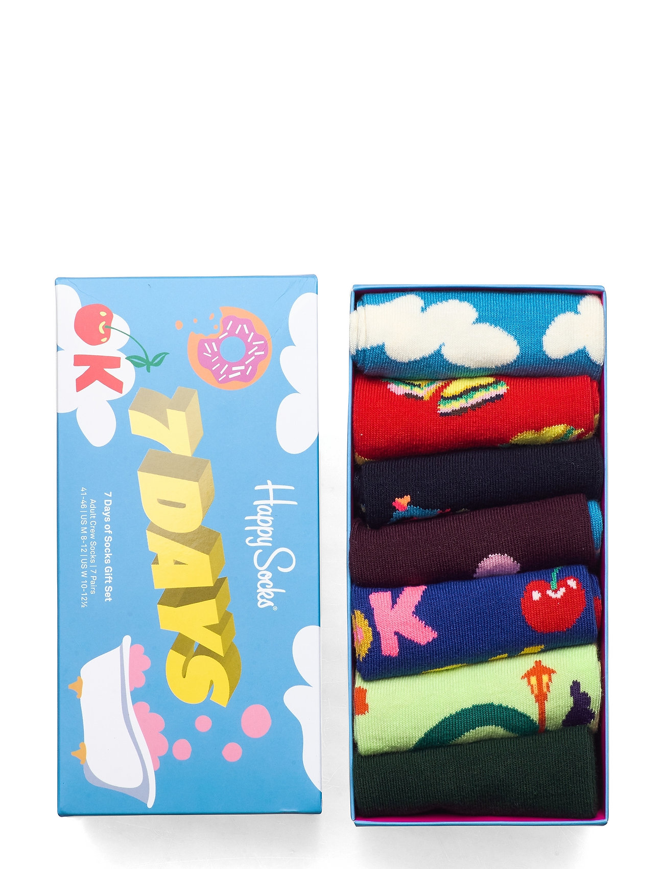 Happy Socks - 7-Days 7 Day Socks Gift Set - tavalliset sukat - multi - 1