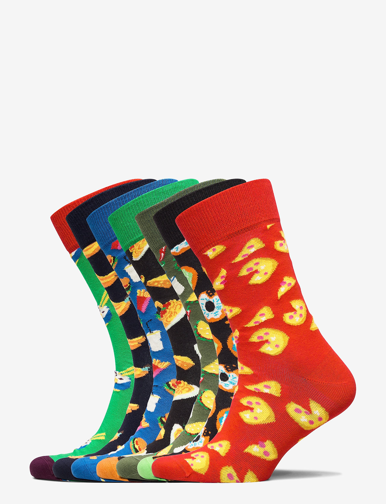 Happy Socks - 7-Pack 7 Days of Food Socks Gift Set - ankle socks - multi - 0