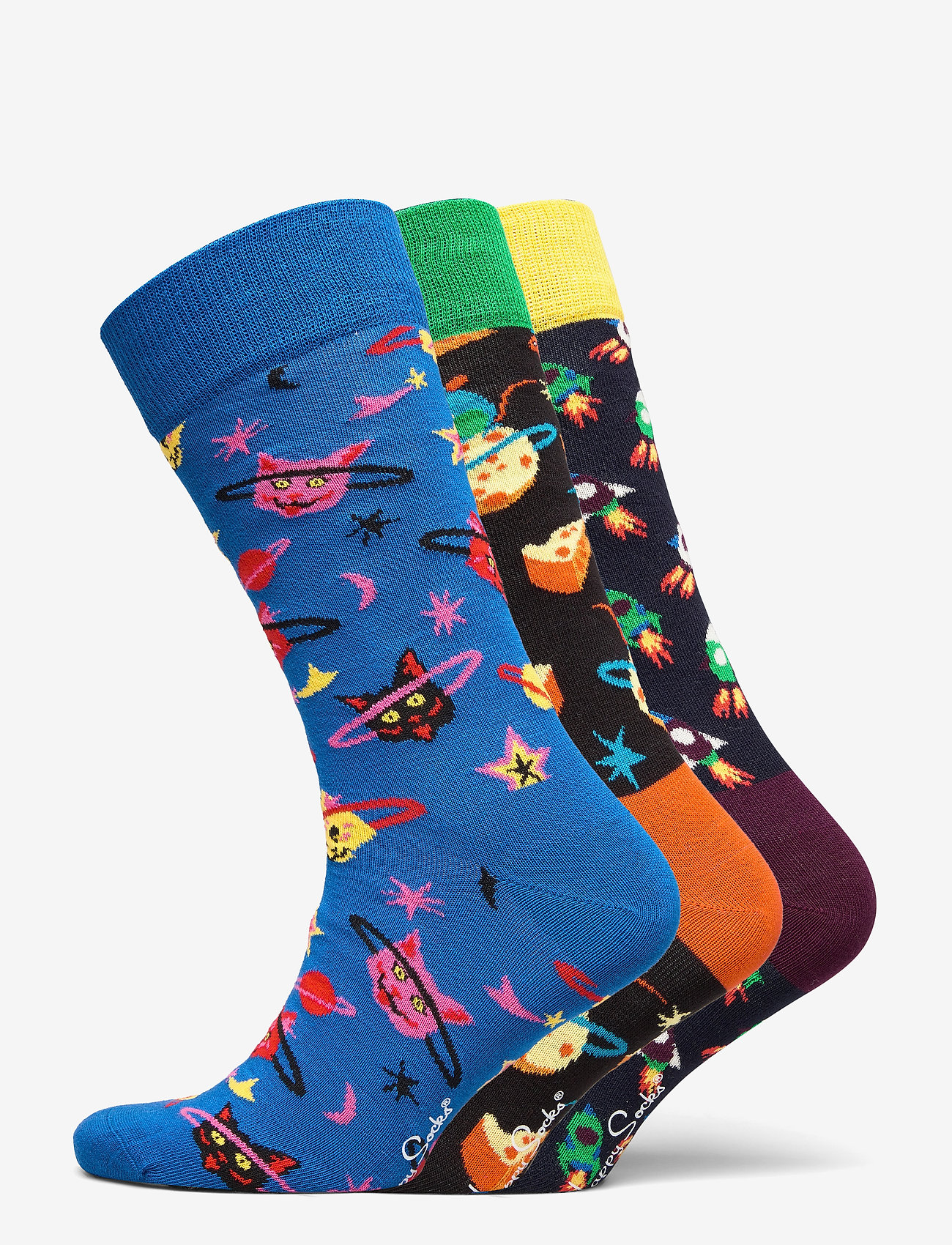 3-Pack Outer Space Socks Gift Set - MULTI