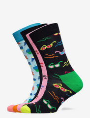 Happy Socks - 4-Pack Tropical Day Socks Gift Set - najniższe ceny - light yellow - 0