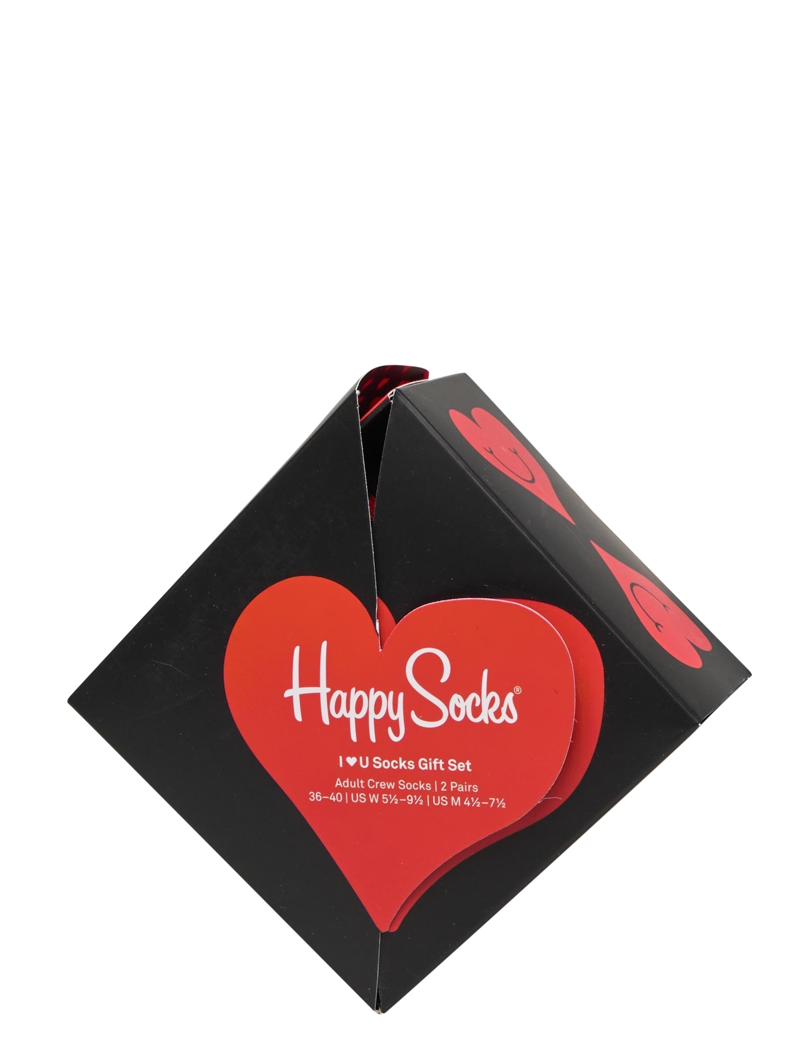 Happy Socks - 2-Pack I Heart You Socks Gift Set - black - 2