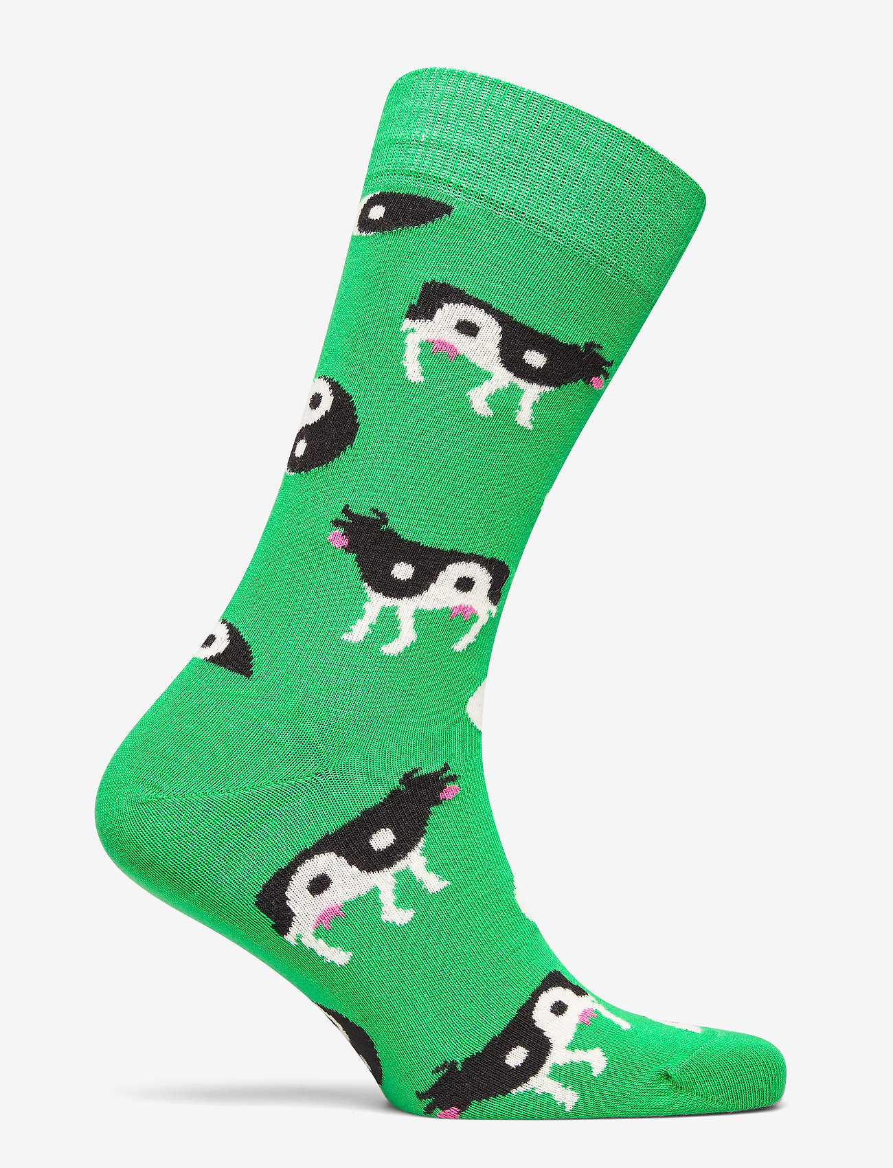 Happy Socks - Ying Yang Cow Sock - green - 1
