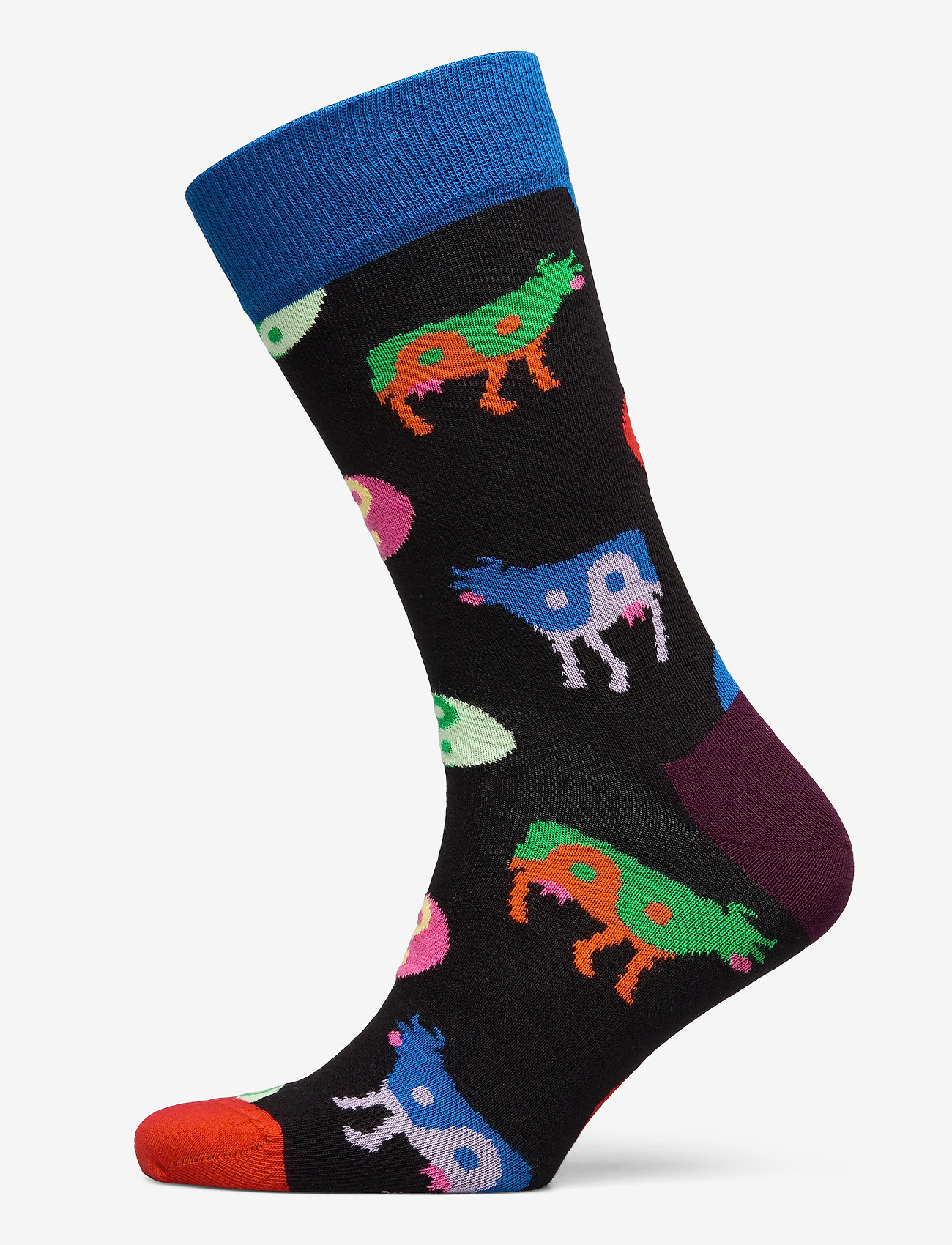 Happy Socks - Ying Yang Cow Sock - black - 0