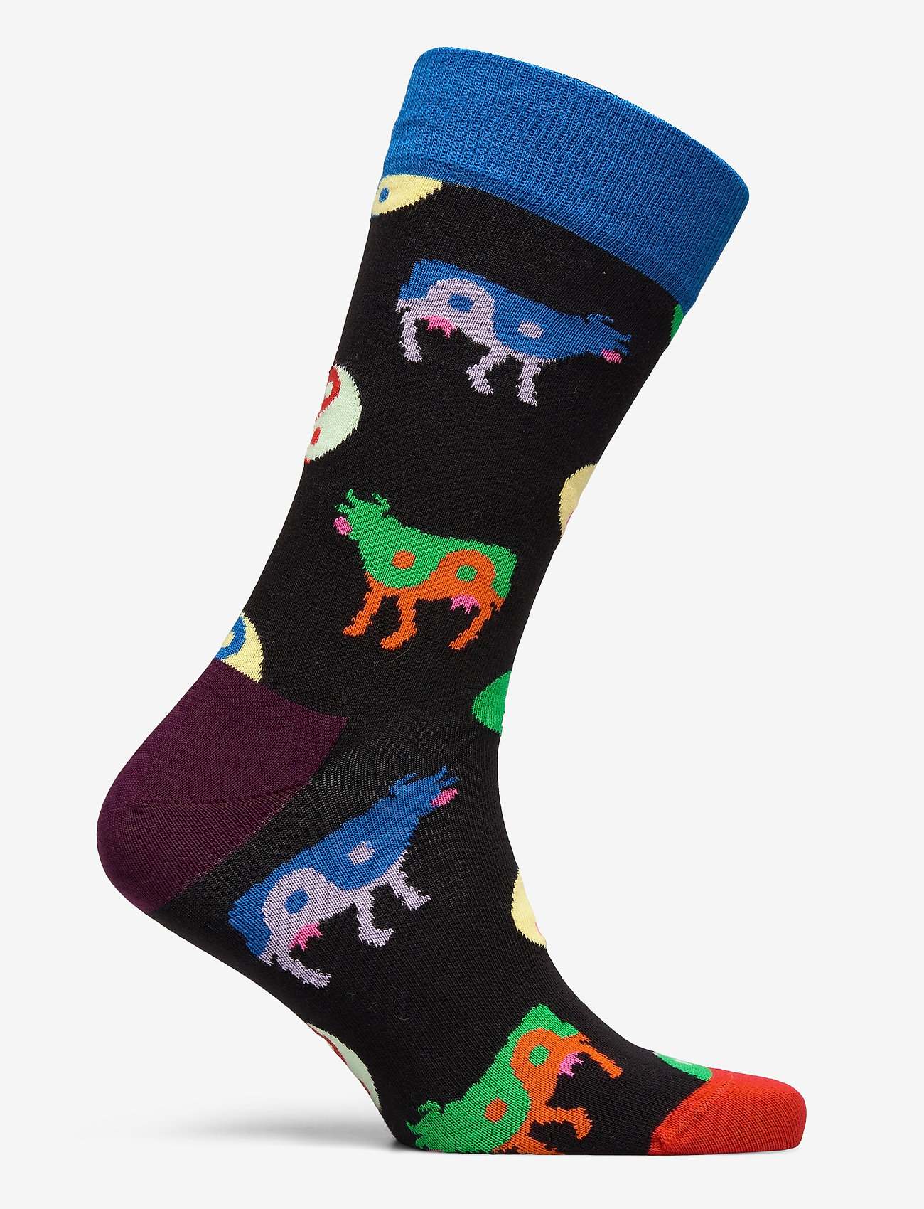 Happy Socks - Ying Yang Cow Sock - black - 1