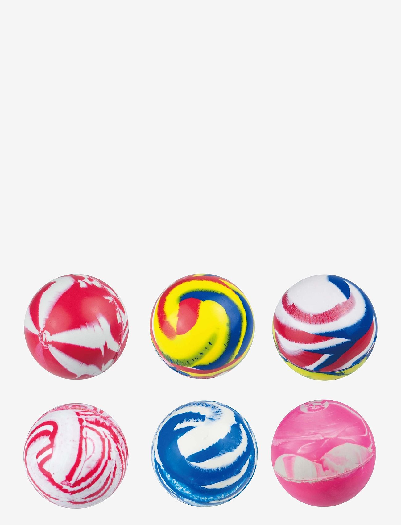 Happy Summer - HAPPY SUMMER Bouncing Balls 6-Pack 3,5cm - gode sommertilbud - multi coloured - 0