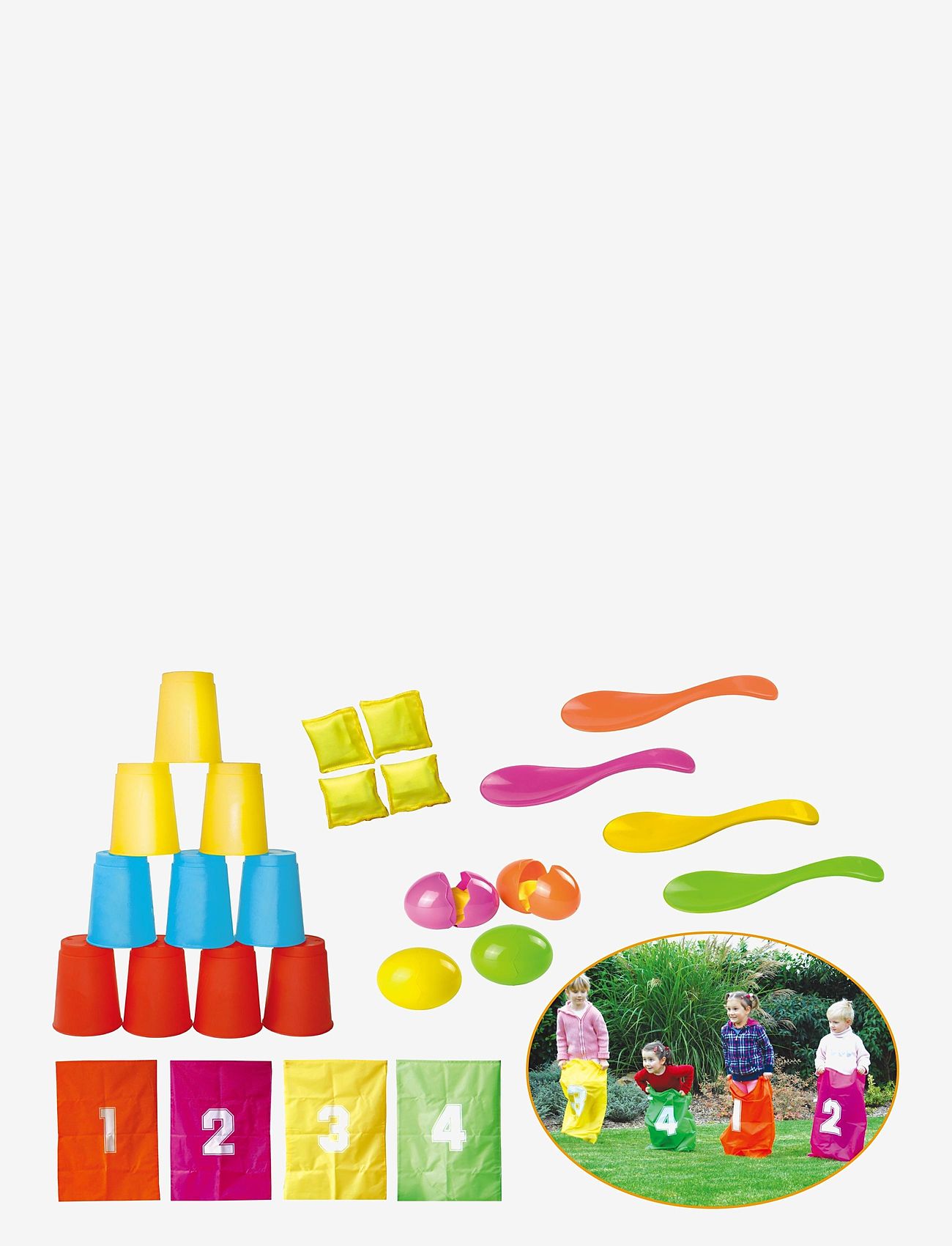 Happy Summer - HAPPY SUMMER Party Game Set - gode sommertilbud - multi coloured - 0