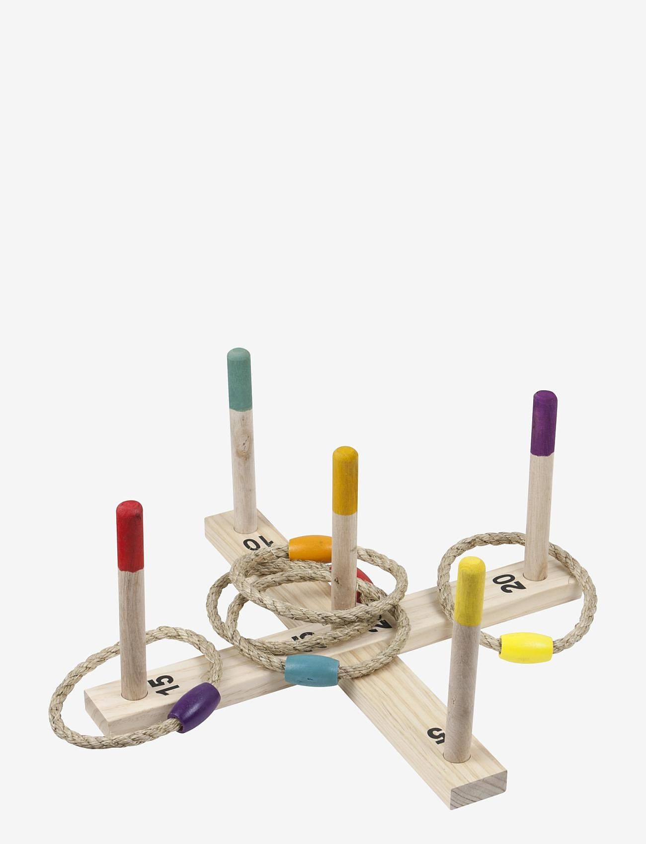 Happy Summer HAPPY SUMMER Ring Toss Game Wood - Udelegetøj - MULTI COLOURED / multi