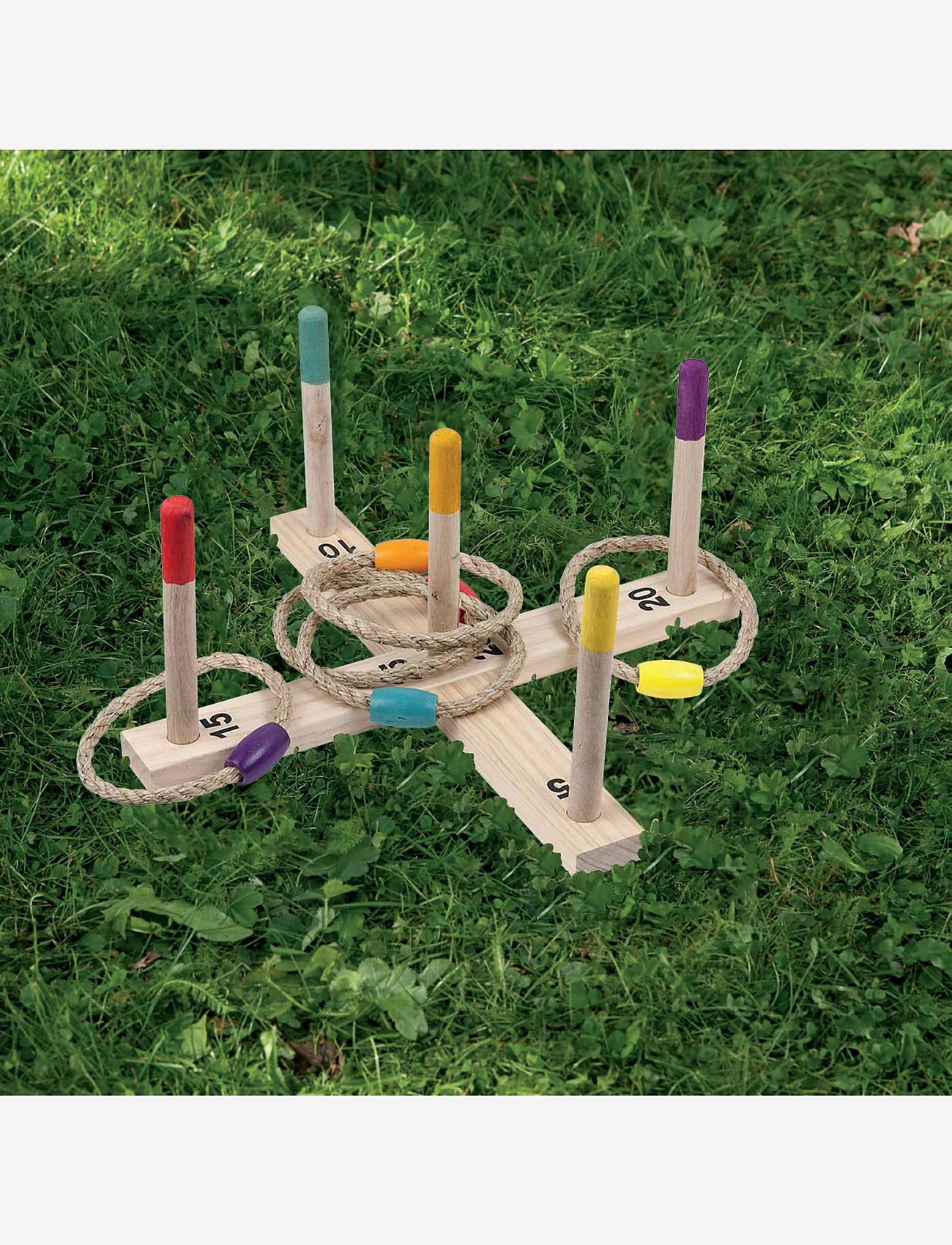 Happy Summer - HAPPY SUMMER Ring Toss Game Wood - multi coloured - 1