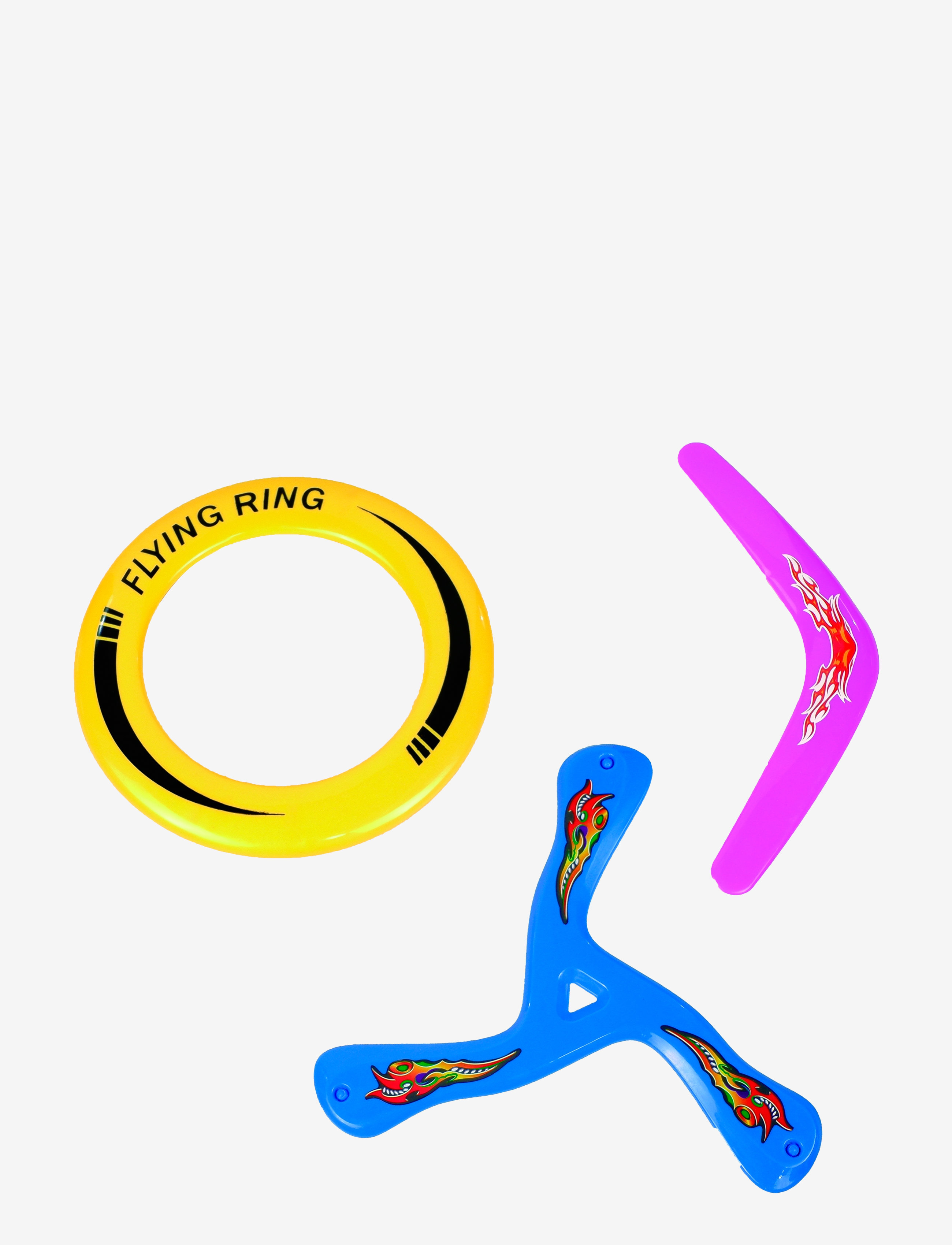 Happy Summer HAPPY SUMMER Boomerang set 3 pcs - Outdoor play - MULTI COLOURED / multi