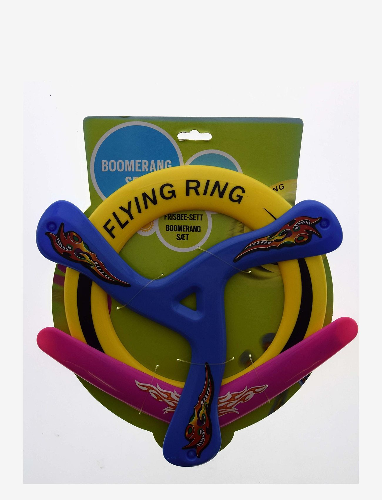 Happy Summer - HAPPY SUMMER Boomerang set 3 pcs - utomhusspel & sport - multi coloured - 1