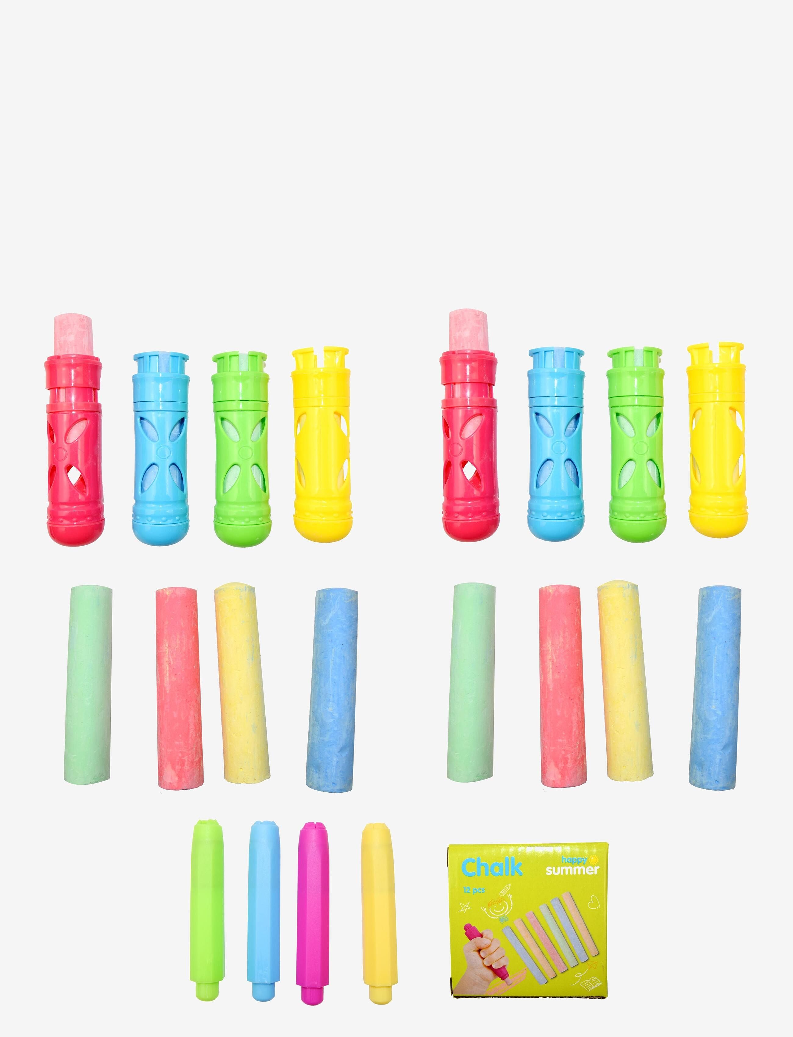 Happy Summer - HAPPY SUMMER Chalk Mega Set 40 pcs - utomhusspel & sport - multi coloured - 2