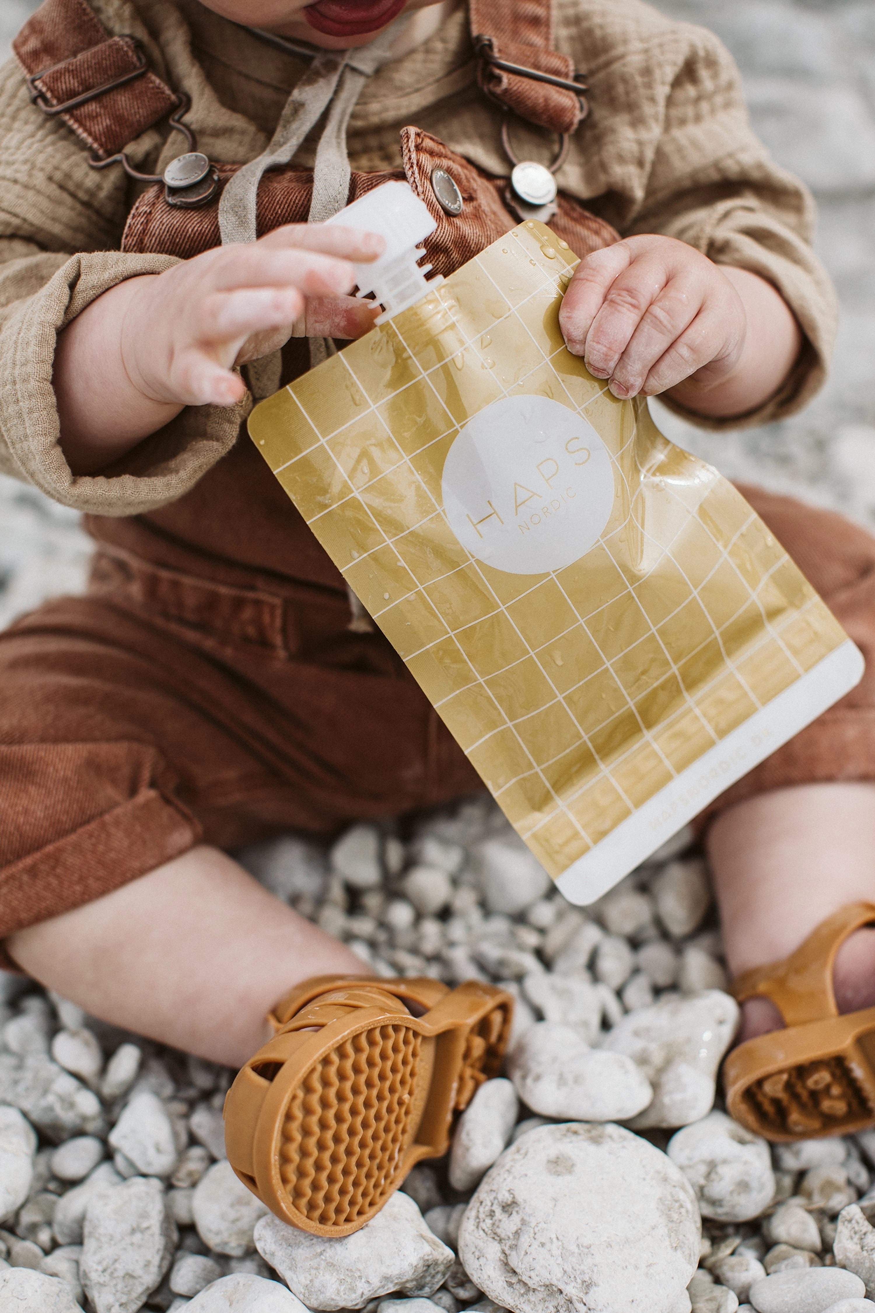 Haps Nordic Smoothie Bags 3-Pack, 190 ml, Baby Feeding, Mehrfarbig/gemustert - Food Pouches, Kinder