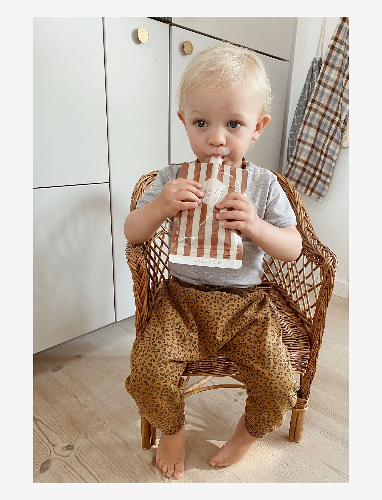 Haps Nordic - SMOOTHIE BAGS 3-PACK - lebensmittelbeutel - marine stripe warm - 1
