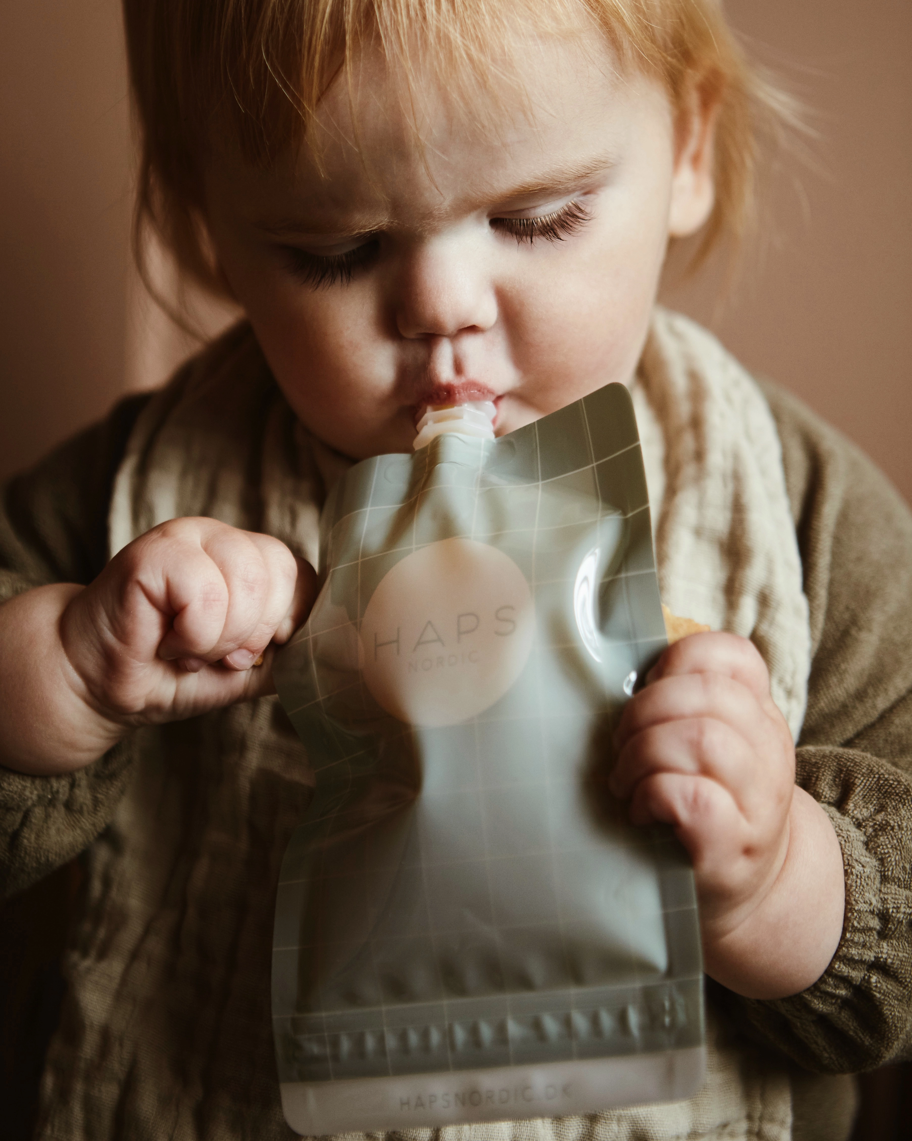 Haps Nordic Smoothie Bags 3-Pack, 190 ml, Baby Feeding, Mehrfarbig/gemustert - Food Pouches, Kinder