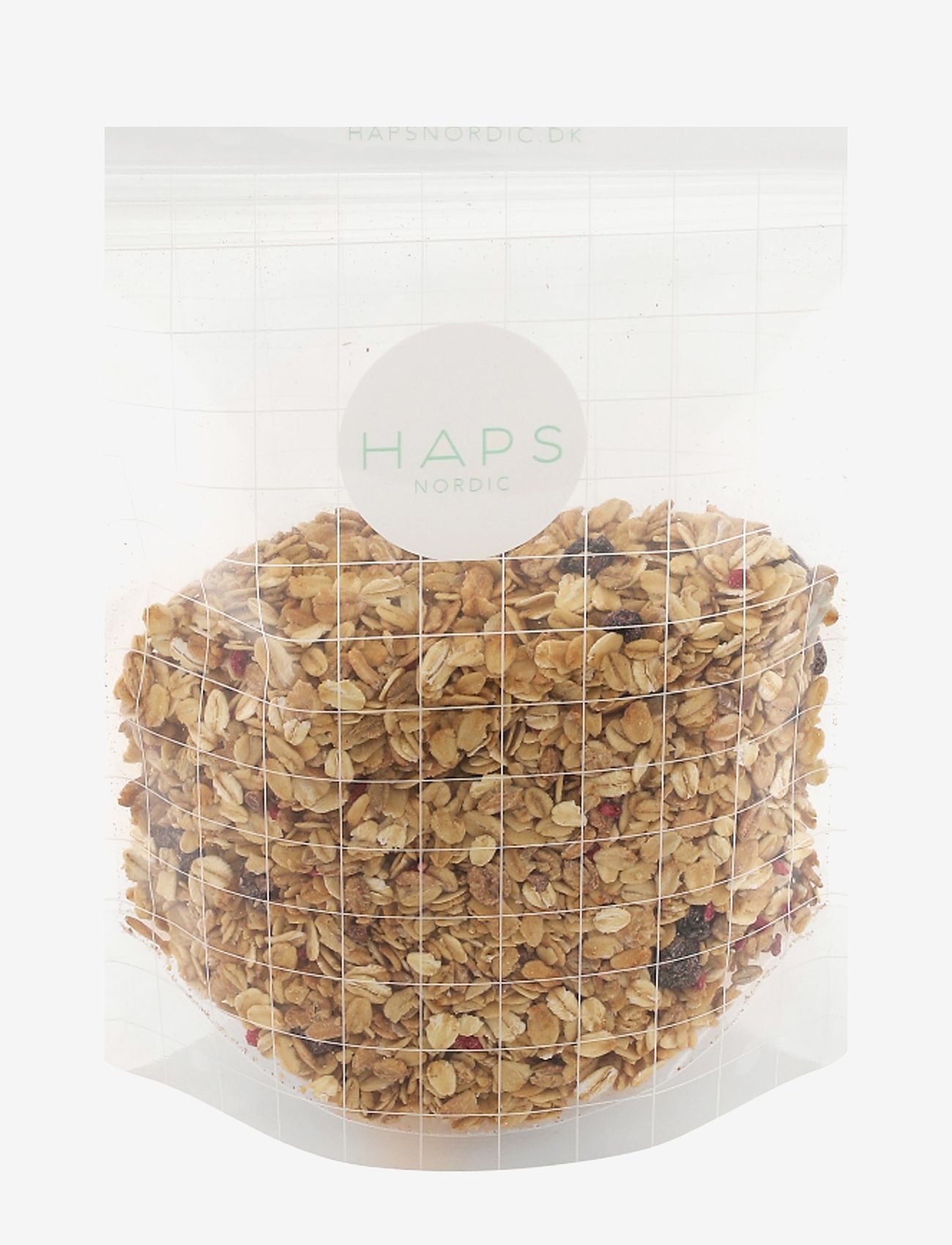 Haps Nordic - Reusable Snack Bag 1000 ml - zemākās cenas - transparent check - 1