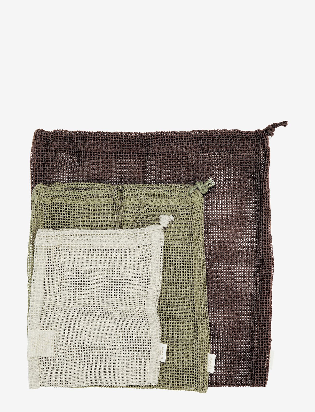 Haps Nordic - Mesh bags 3-pack - zemākās cenas - forest mix - 0