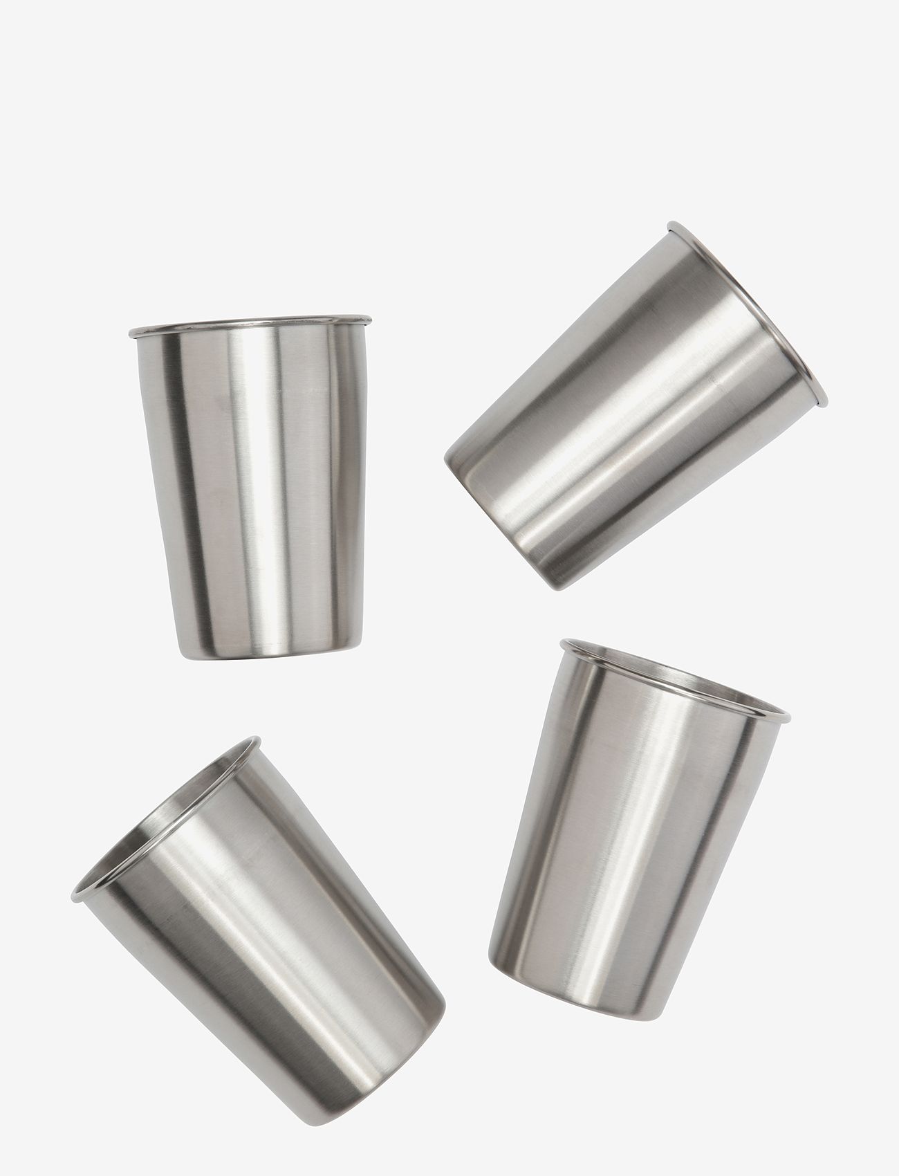 Haps Nordic - 4-pack Reusable cups - steel - 0