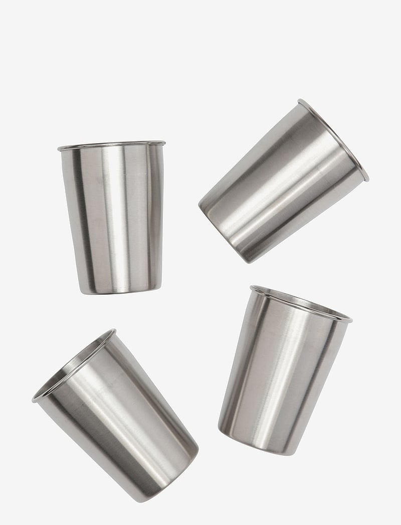 Haps Nordic - 4-pack Reusable cups - steel - 0