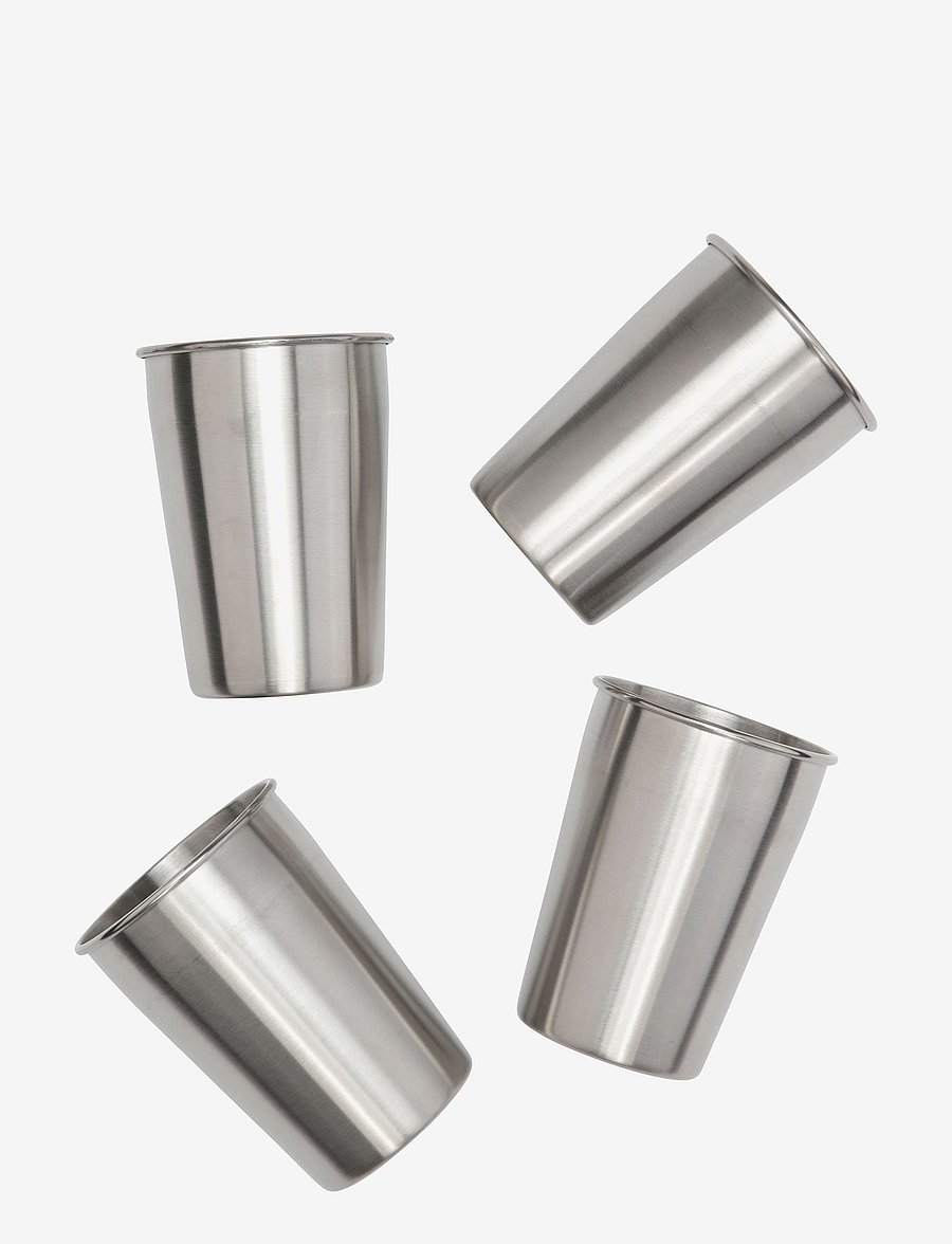 Haps Nordic - 4-pack Reusable cups - steel - 1