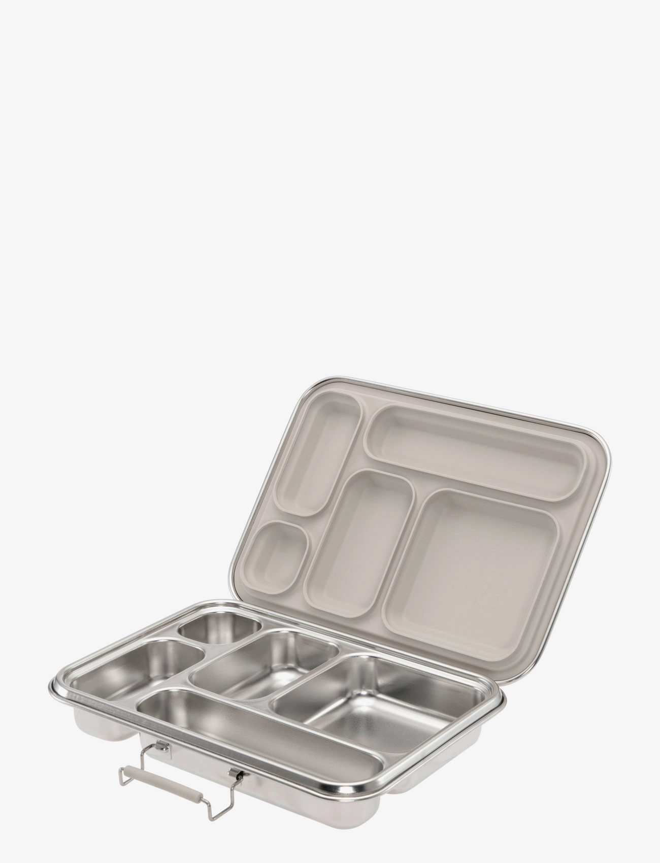 Haps Nordic Box, W 26 cm X D 19 H 5 cm, Meal Time, Silber - Lunch Boxes, Kinder