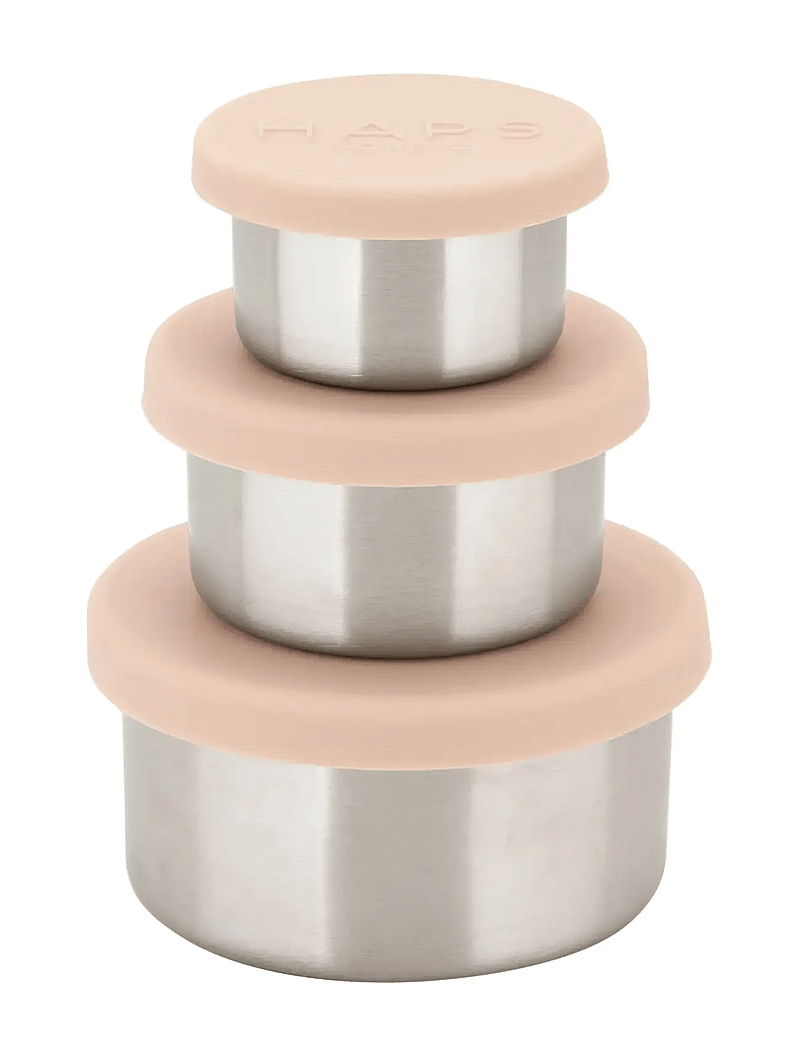 Haps Nordic - Steel trio - säilituspurgid - blush - 0