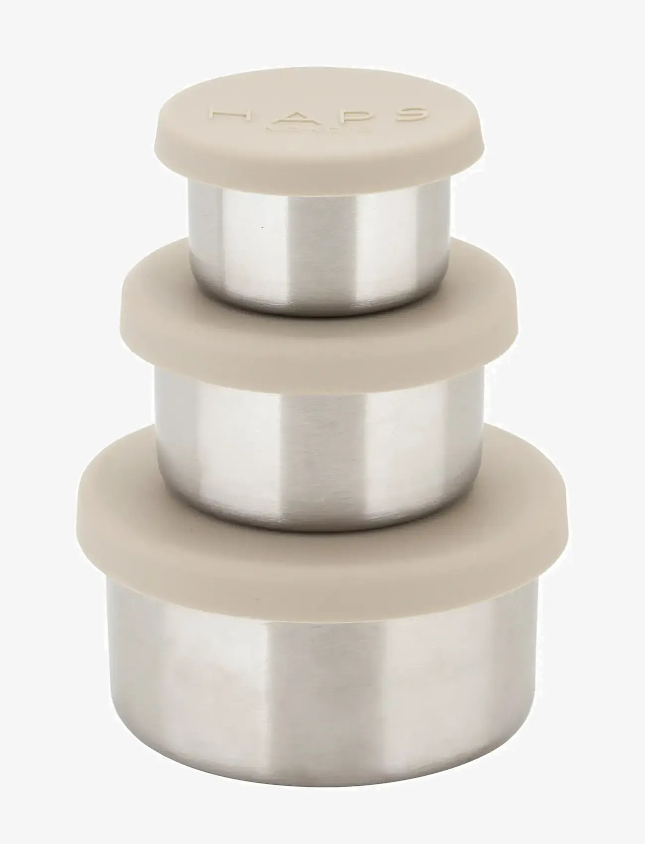 Haps Nordic - Steel trio - säilituspurgid - oyster grey - 0