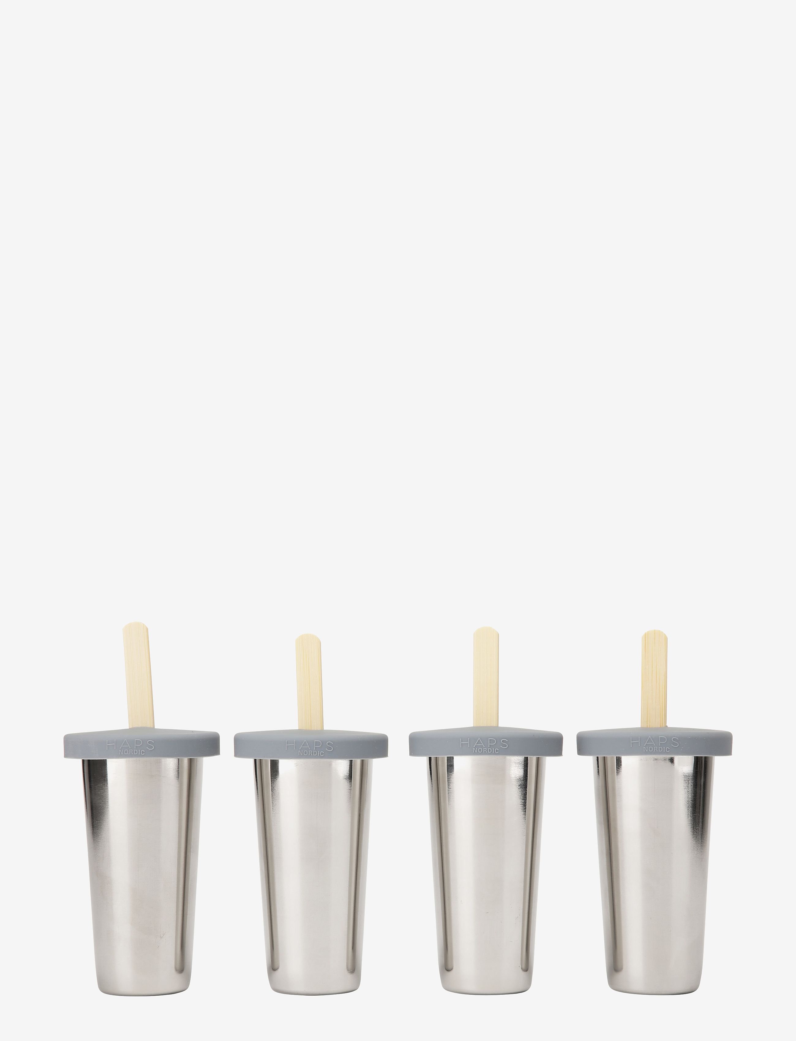 HAPS NORDIC Ice Lolly Makers 4-Pack Silber - 100 Ml - Unisex