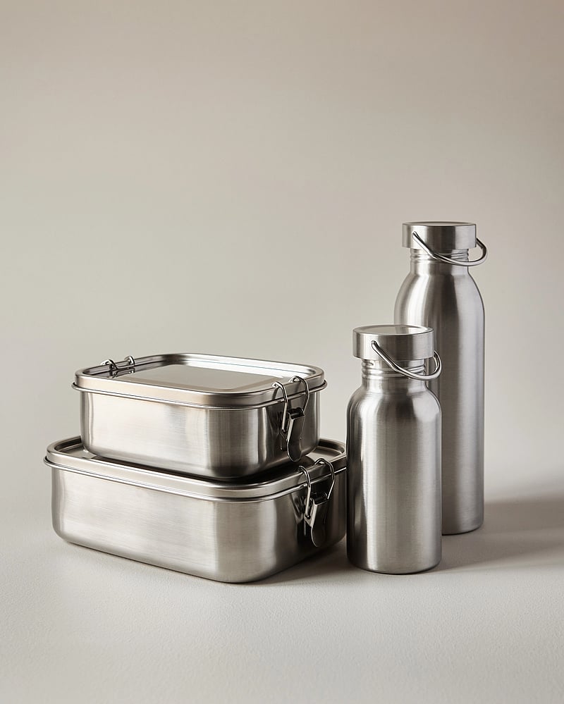 Haps Nordic - Lunch box w. removable divider - steel - 2