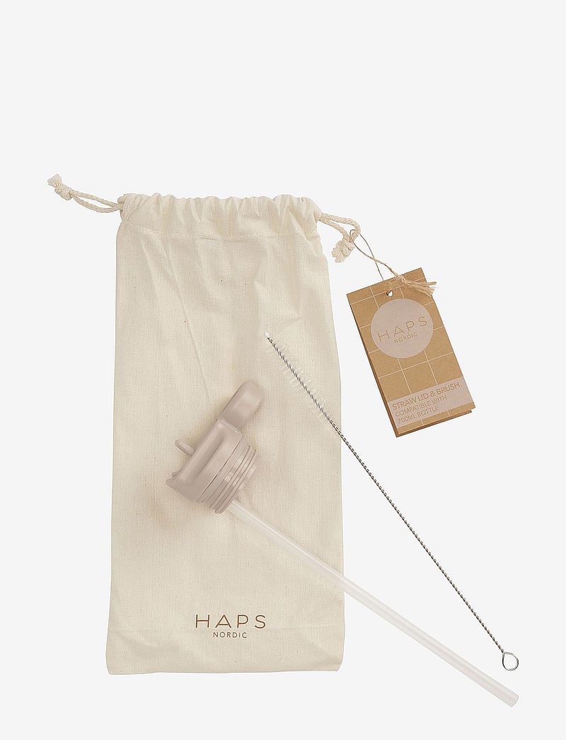 Haps Nordic - STRAW LID 700 ML. - oyster grey - 0