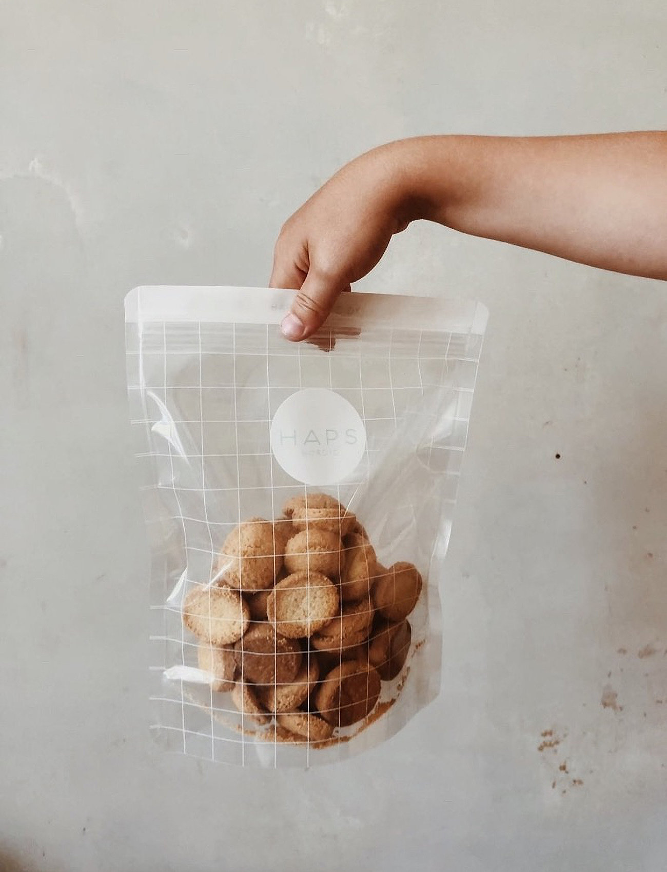 Haps Nordic - Mixed pack Reusable Snackbags - de laveste prisene - transparent check - 1