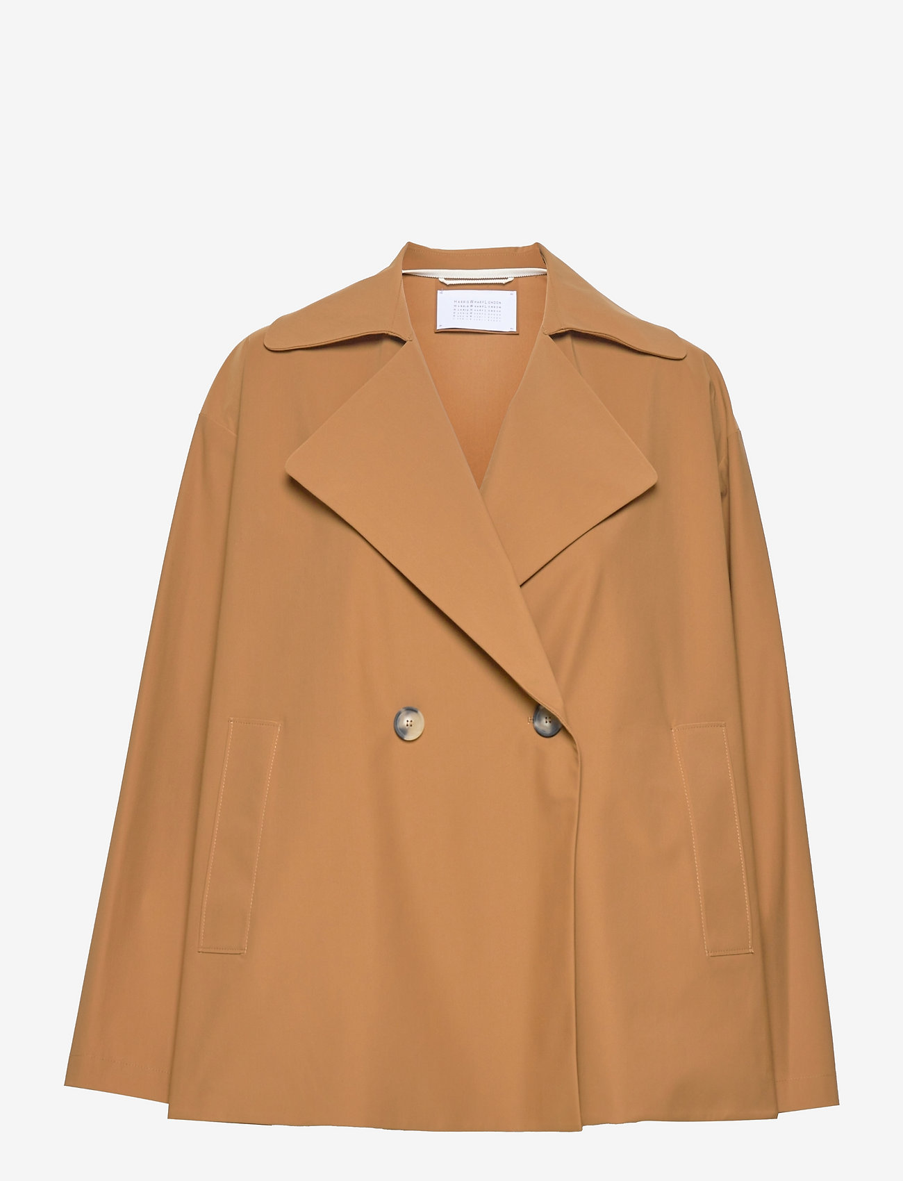 Women oversized jacket - TOBACCO