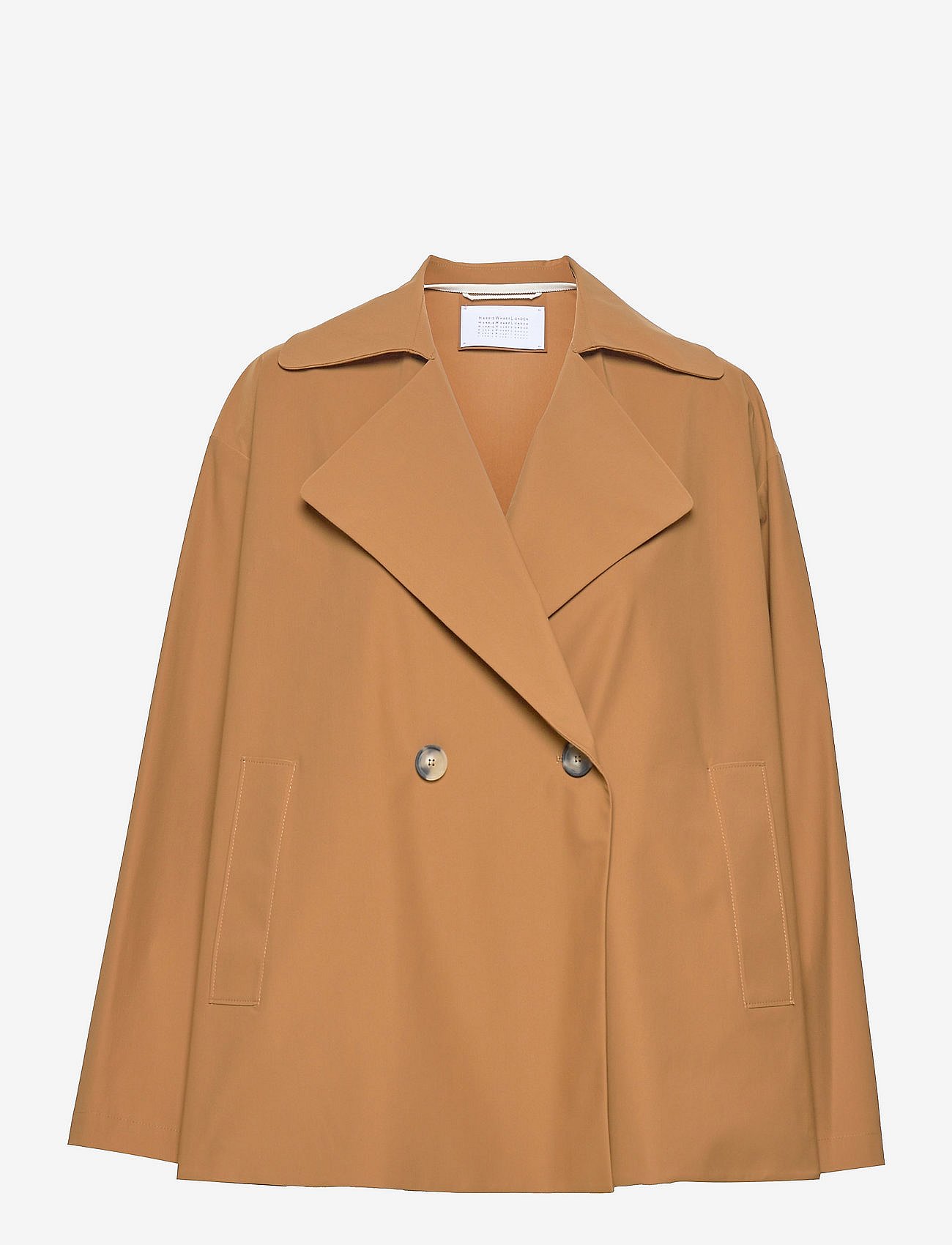 Women oversized jacket - TOBACCO