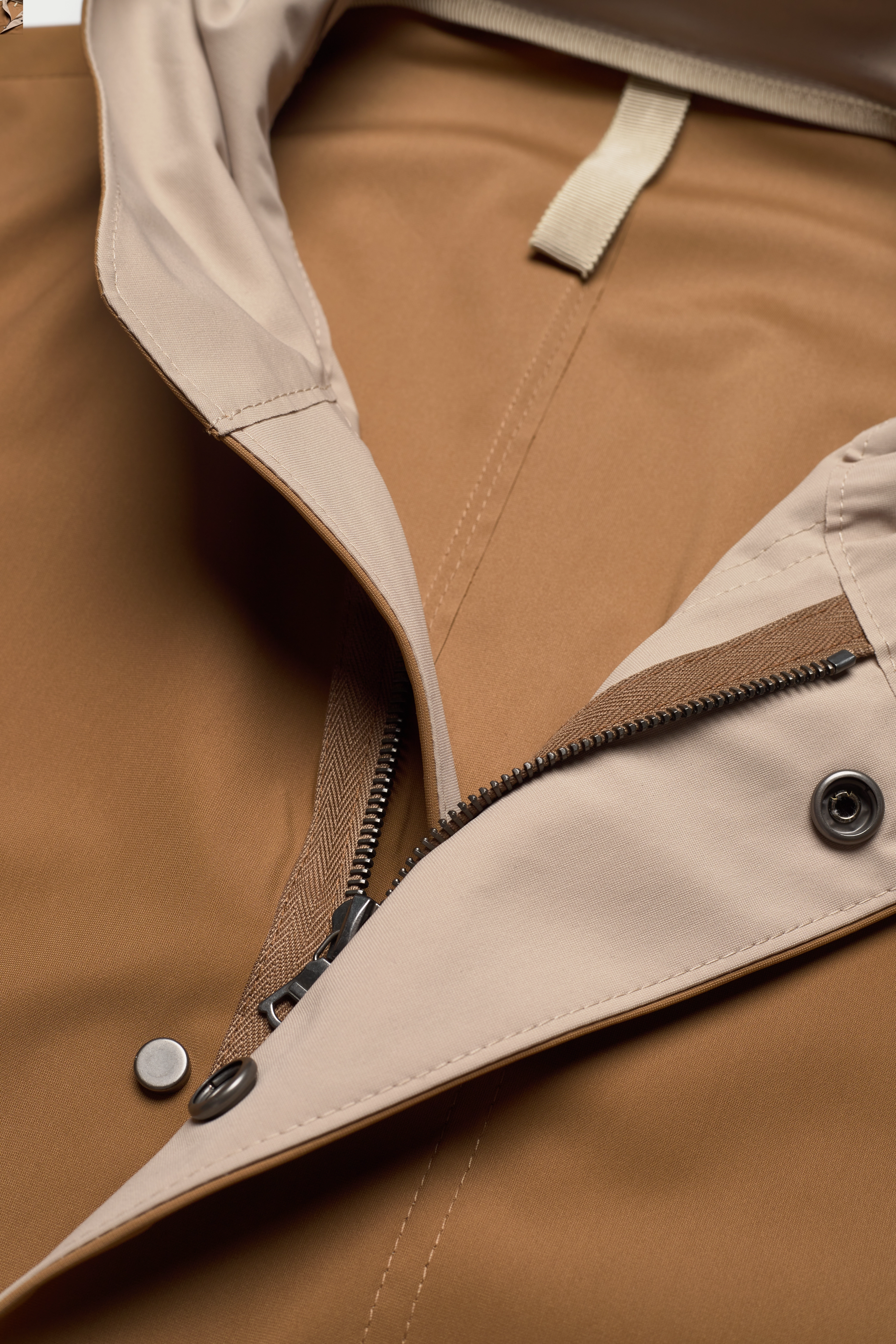Harris Wharf London - C9124PYZ-Z Fishtail parka - tobacco - 3