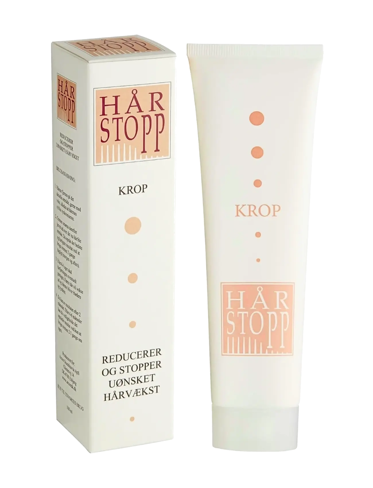 HårStopp HårStopp Body - Forbrúnka - WHITE / clear