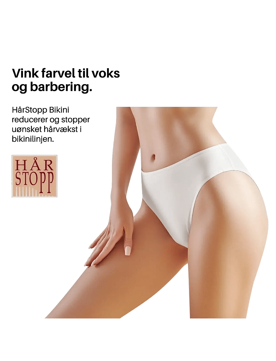 HårStopp - HårStopp Bikini - rakning - white - 2
