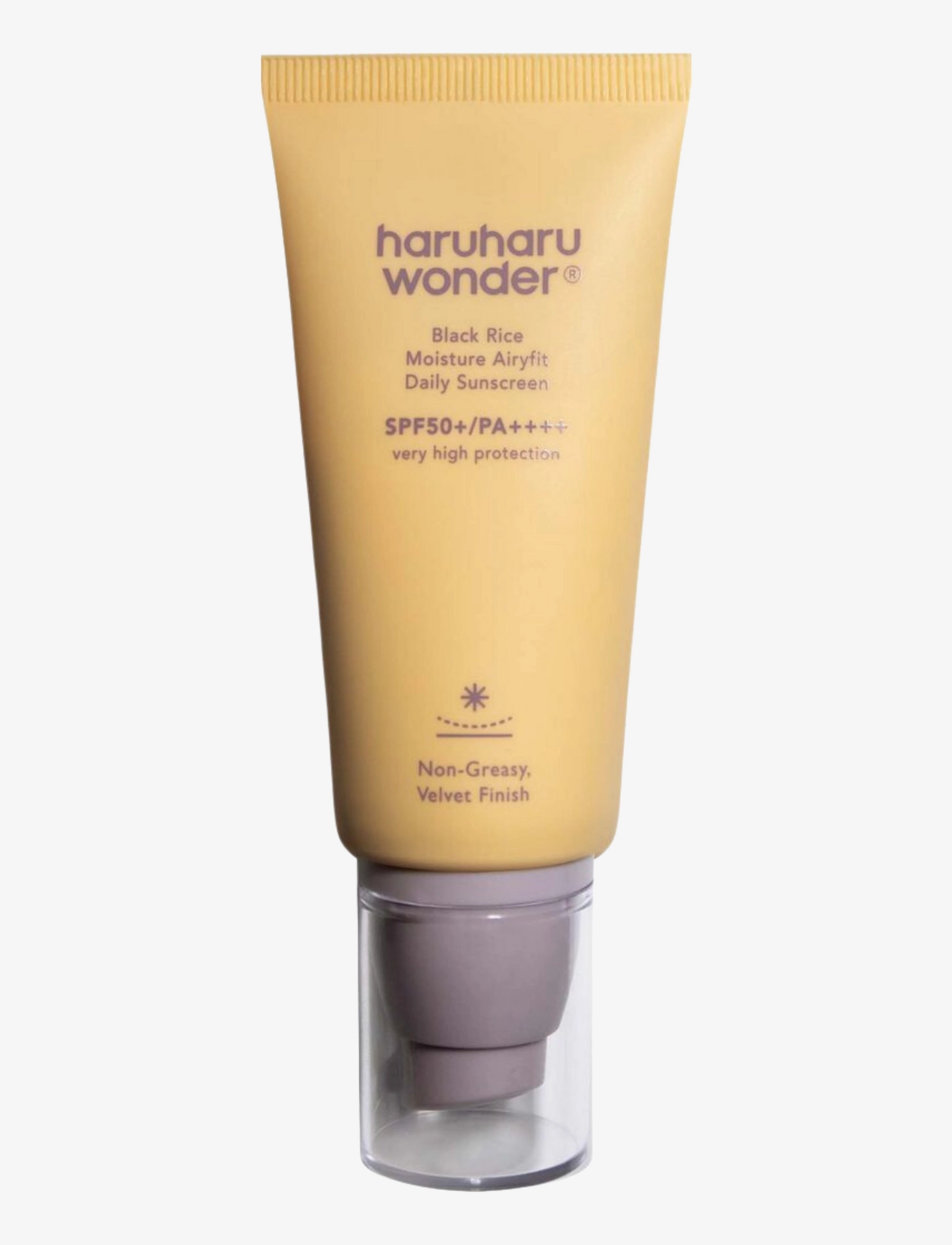 Haruharu Wonder Black Rice Moisture Airyfit Daily Sunscreen Spf50+ Pa++++, Ansigt, Nude, Str: 50 ML