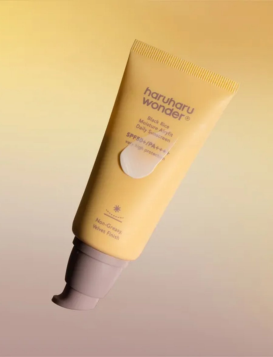 Haruharu Wonder - Black Rice Moisture Airyfit Daily Sunscreen SPF50+ PA++++ - til ansigtet - clear - 4