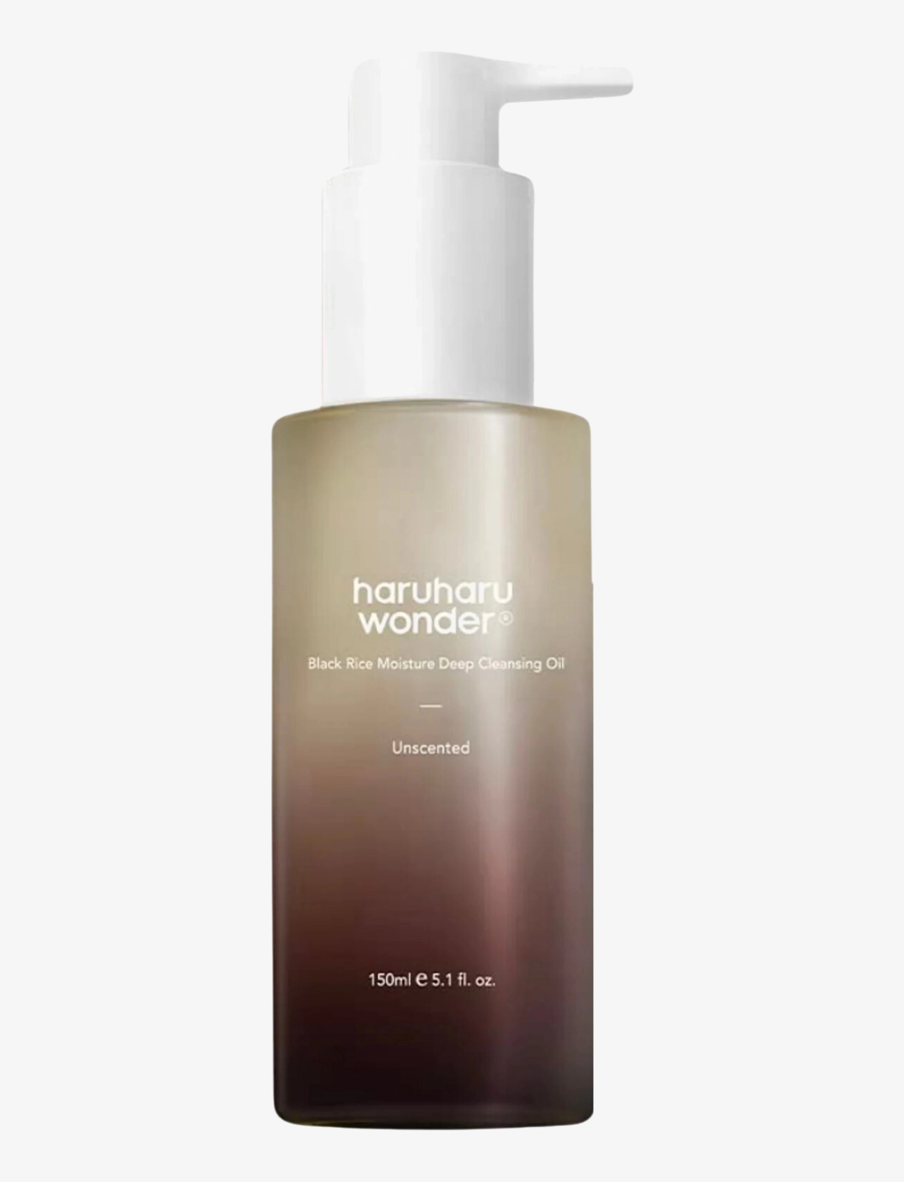 Haruharu Wonder Black Rice Moisture Deep Cleansing Oil, Vinegar & Dressing Bottles Cleanser, Nude, Str: 150 ML