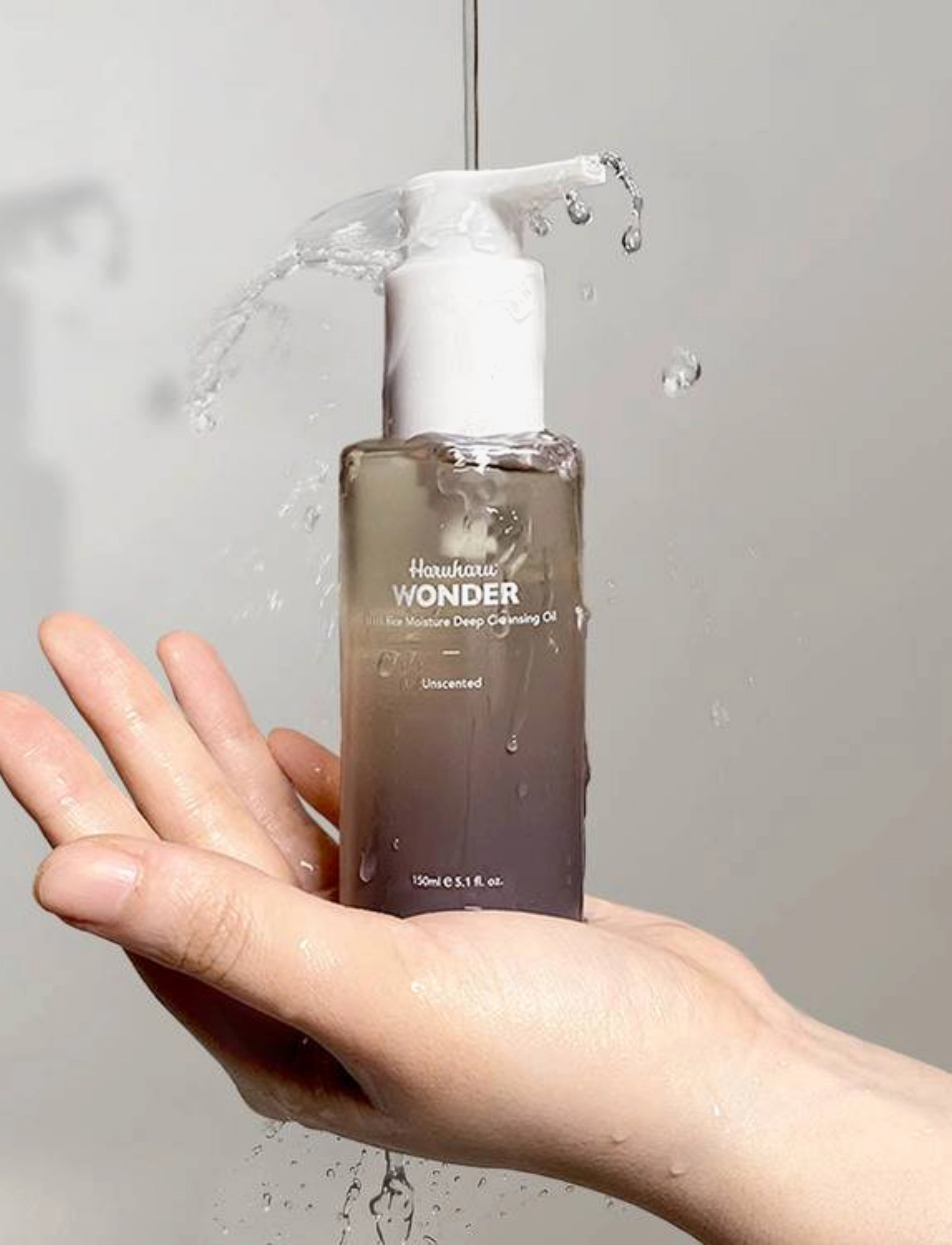 Haruharu Wonder - Black Rice Moisture Deep Cleansing Oil - ansiktsrengöring - clear - 2