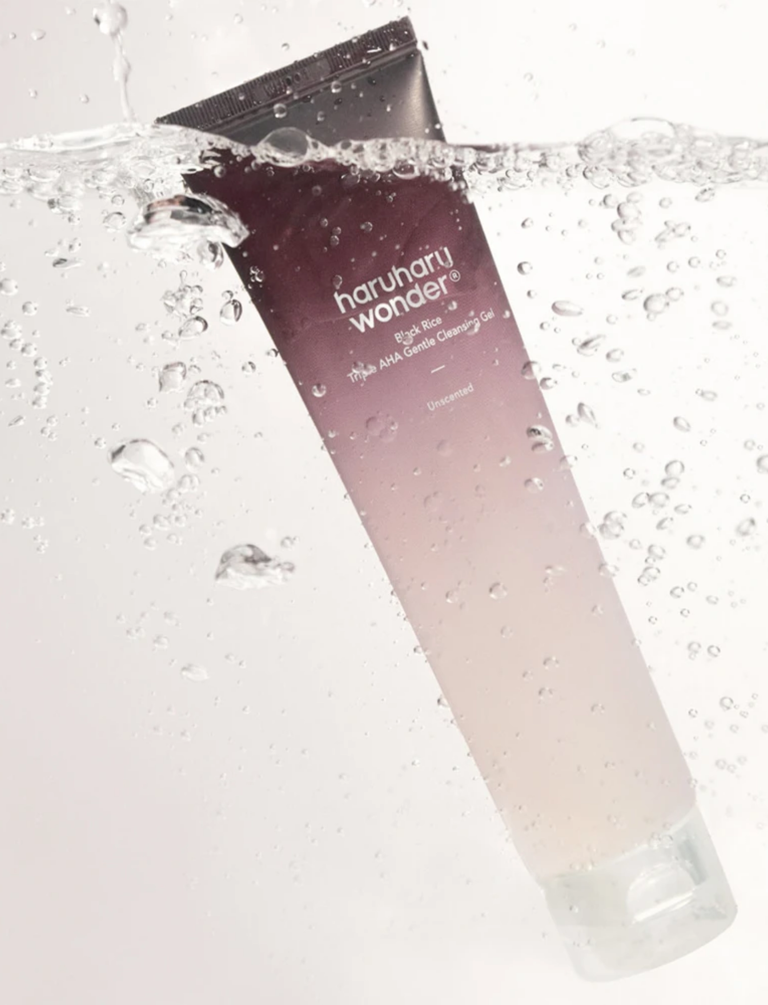 Haruharu Wonder - Black Rice Triple AHA Gentle Cleansing Gel Unscented - rensegels - clear - 4