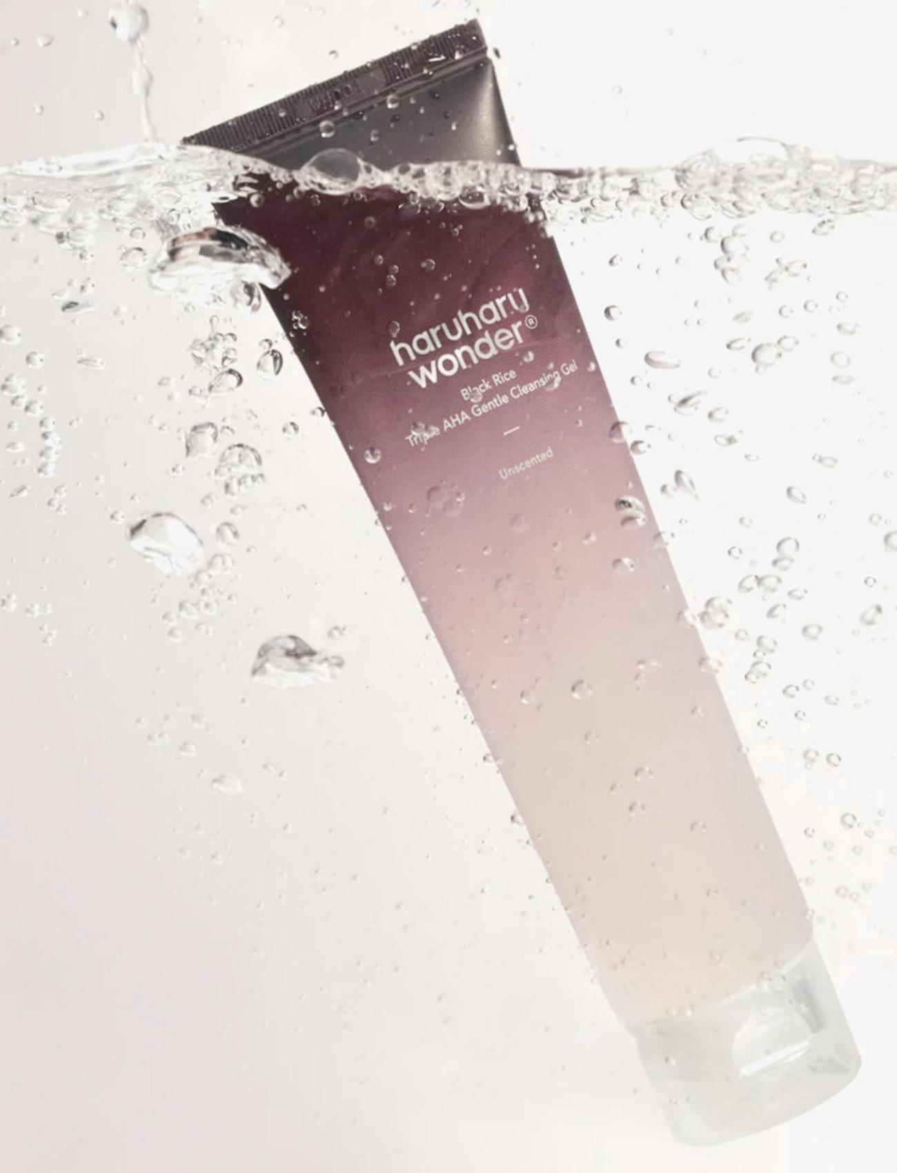 Haruharu Wonder - Black Rice Triple AHA Gentle Cleansing Gel Unscented - rensegels - clear - 3