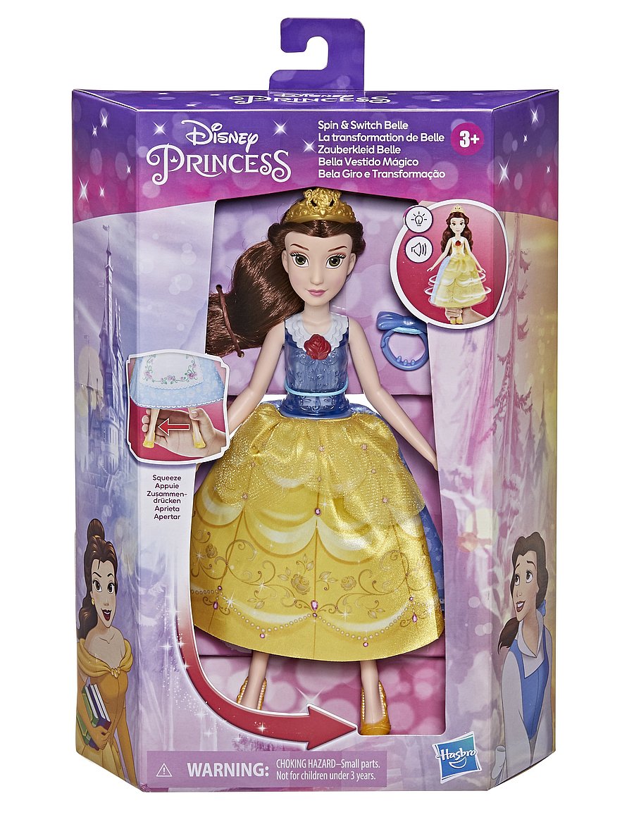 Disney Princess - Disney Princess Spin and Switch Belle - film- & eventyrsfigurer - multi-color - 0
