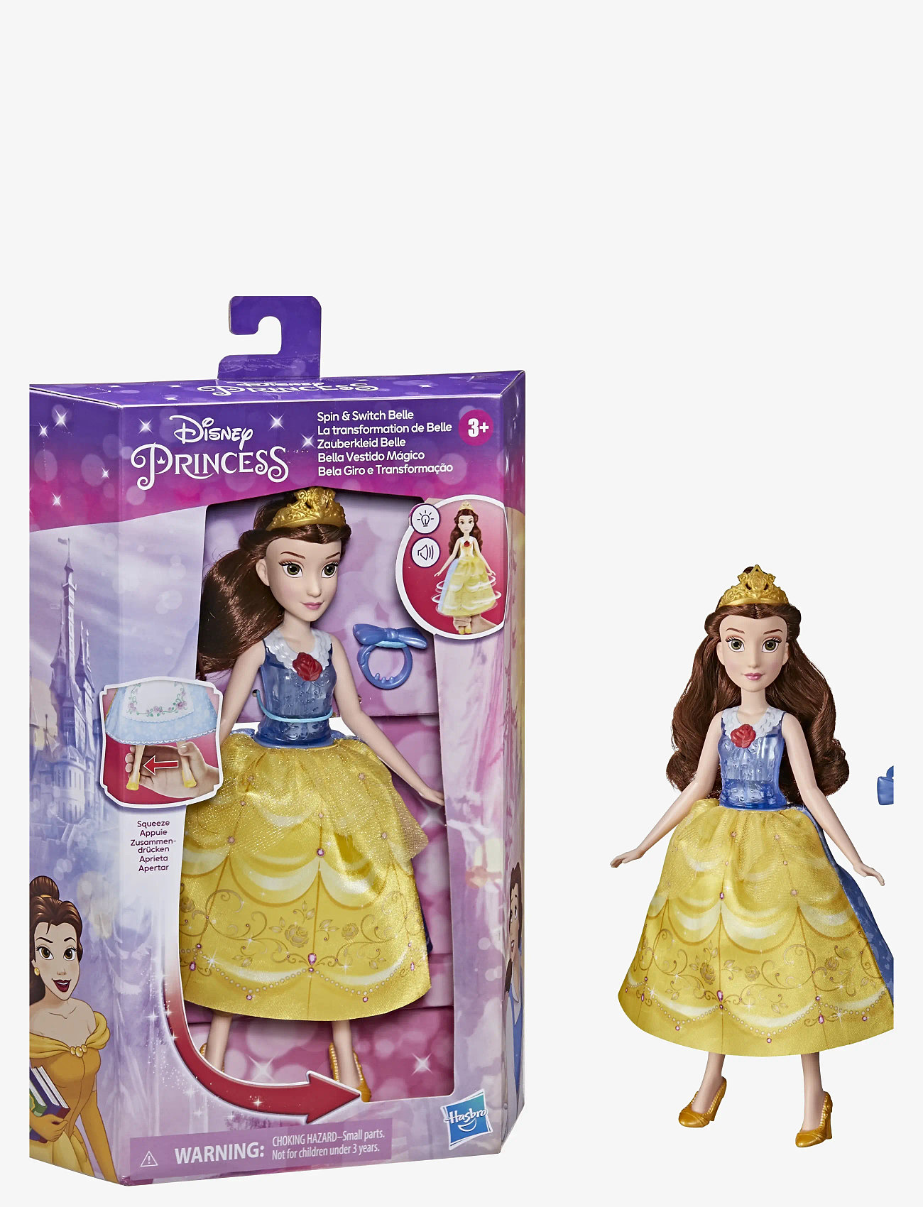 Disney Princess Disney Princess Spin And Switch Belle – film- en  sprookjesfiguren – winkel bij Booztlet, image size:800x1046