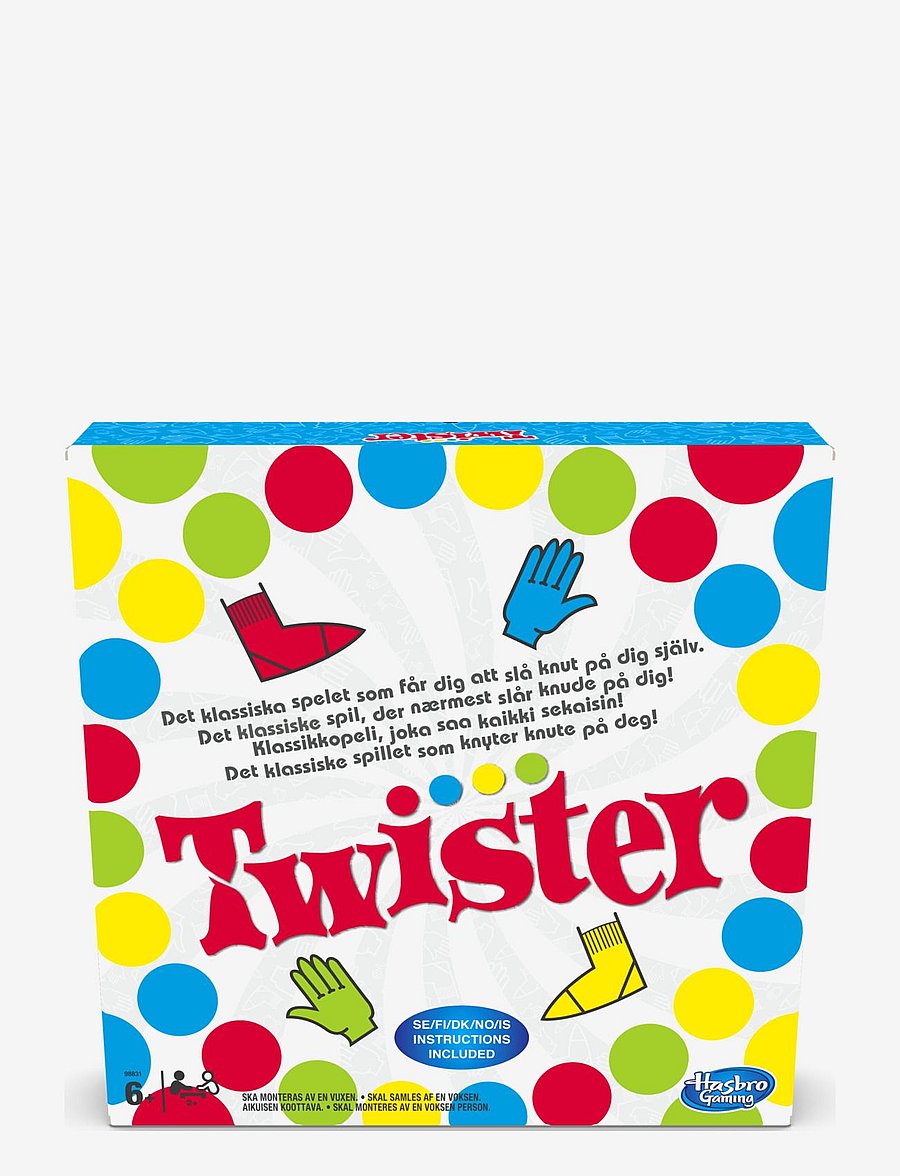 Hasbro Gaming - Twister Twister game - active games - multi coloured - 0
