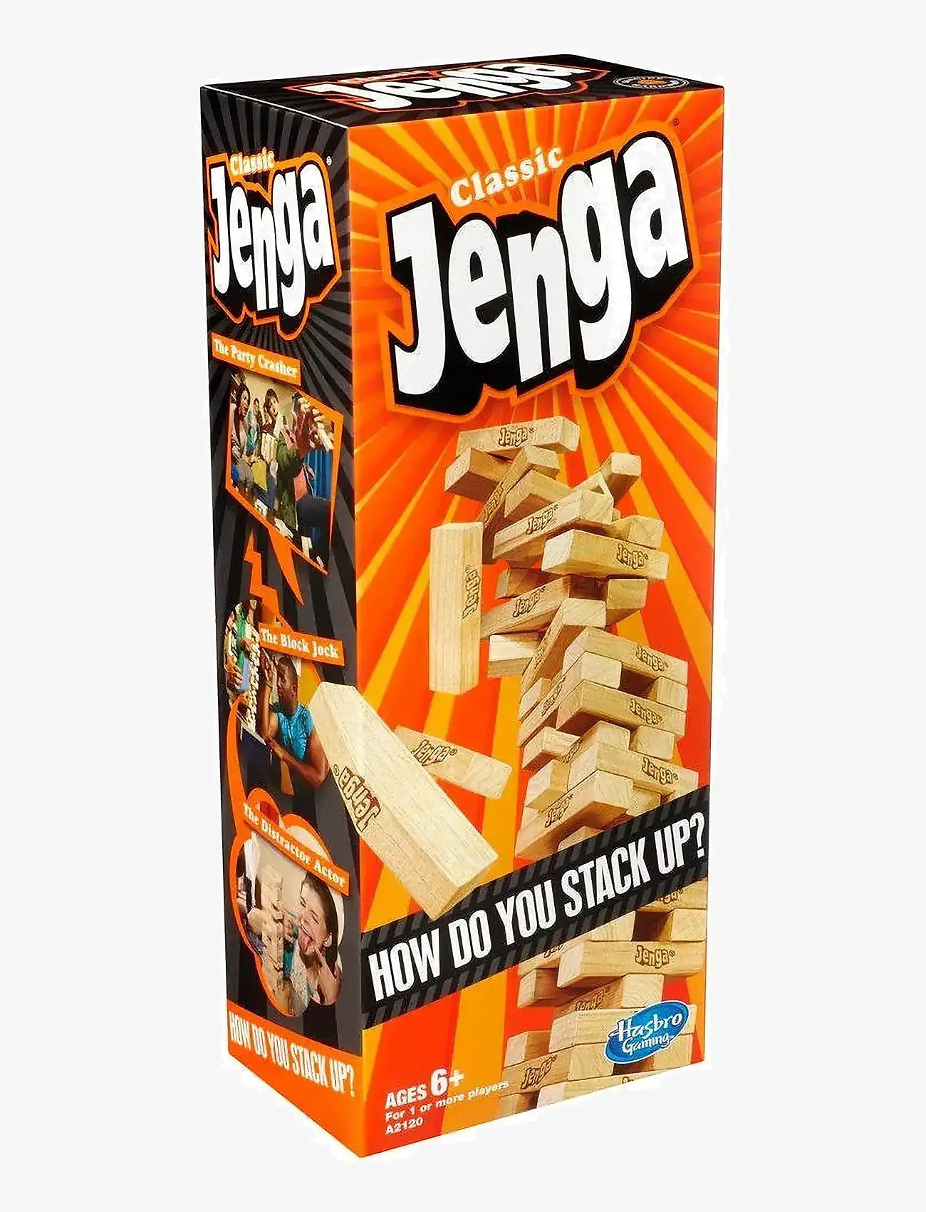Hasbro Gaming - board/card game Jenga Fine motor skill (dexterity) - brætspil - multi coloured - 0