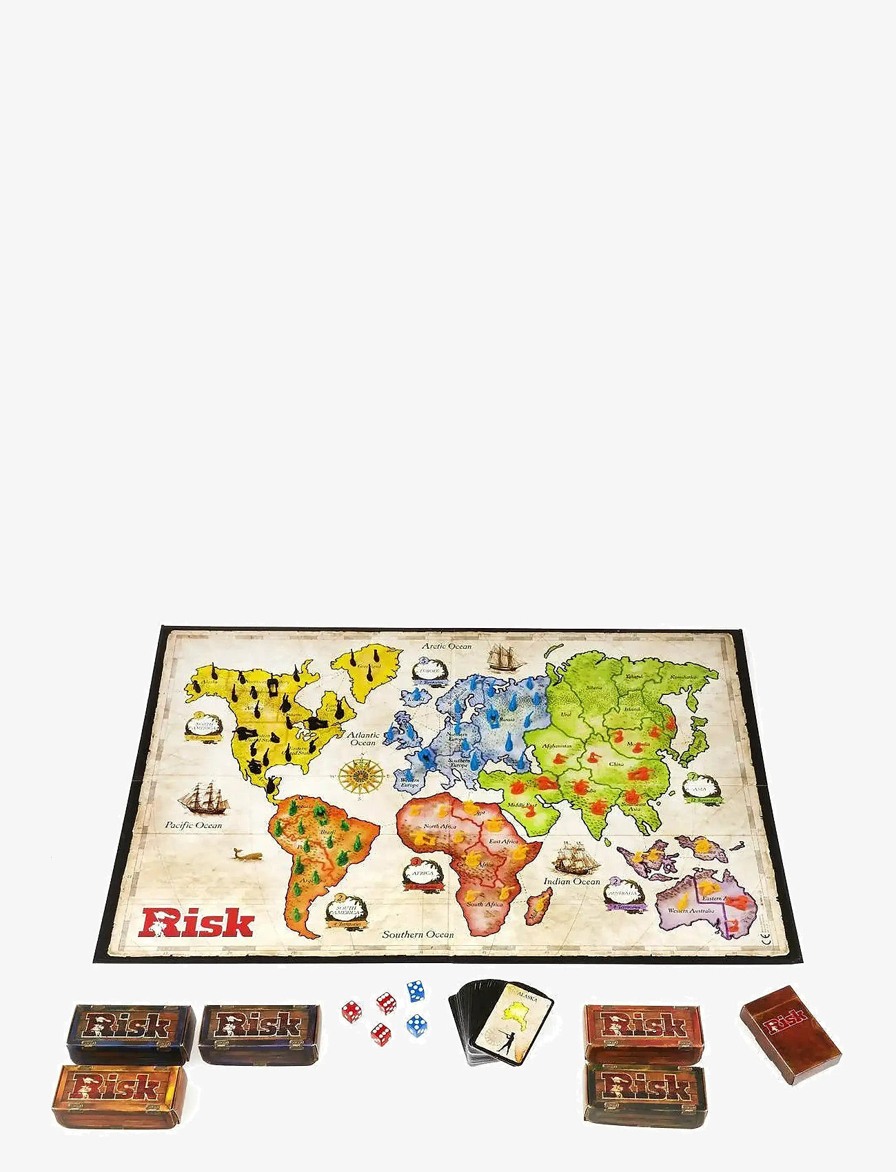 Hasbro Gaming - Risk Board game War - brætspil - multi coloured - 0