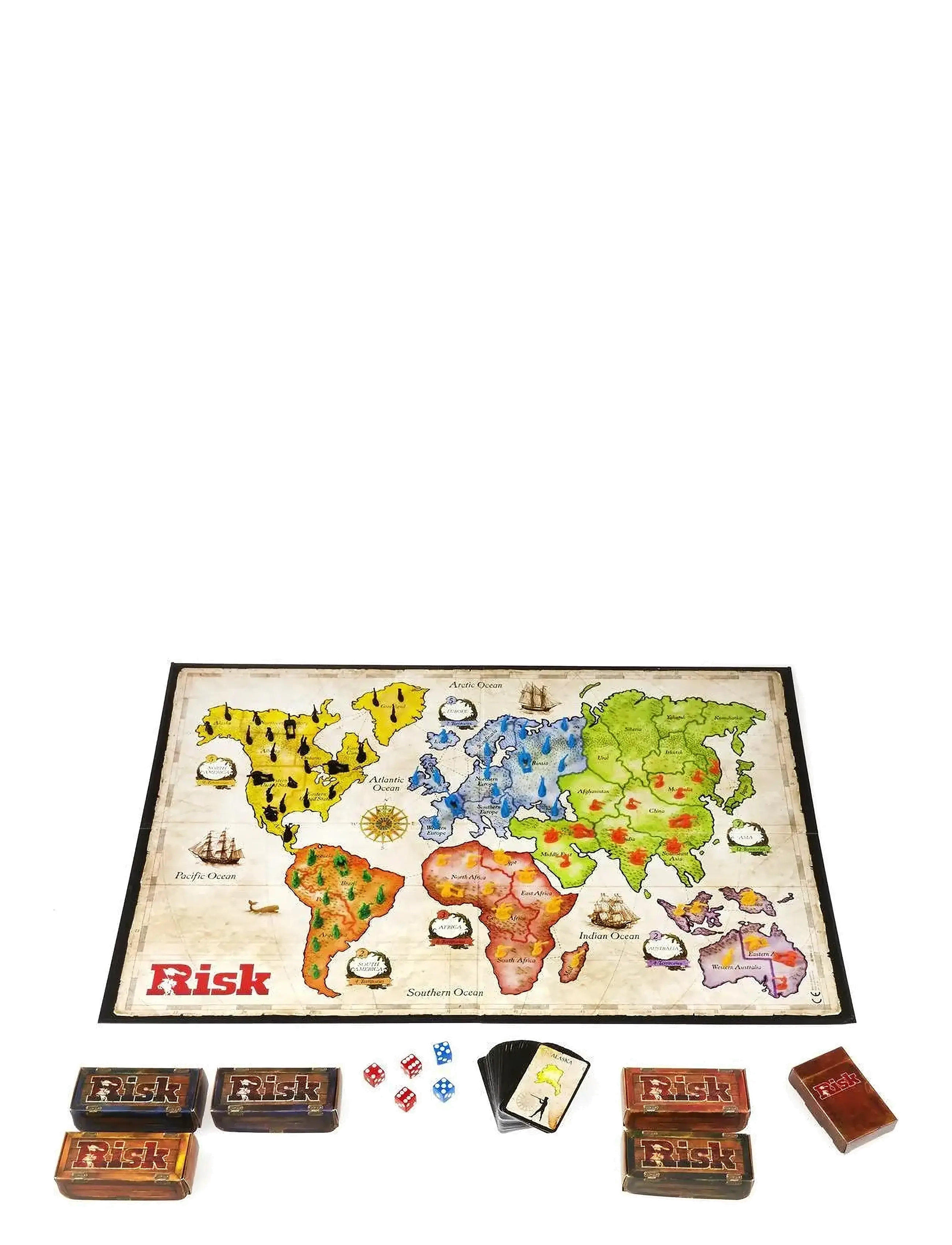 Risk Board game War - MULTI COLOURED