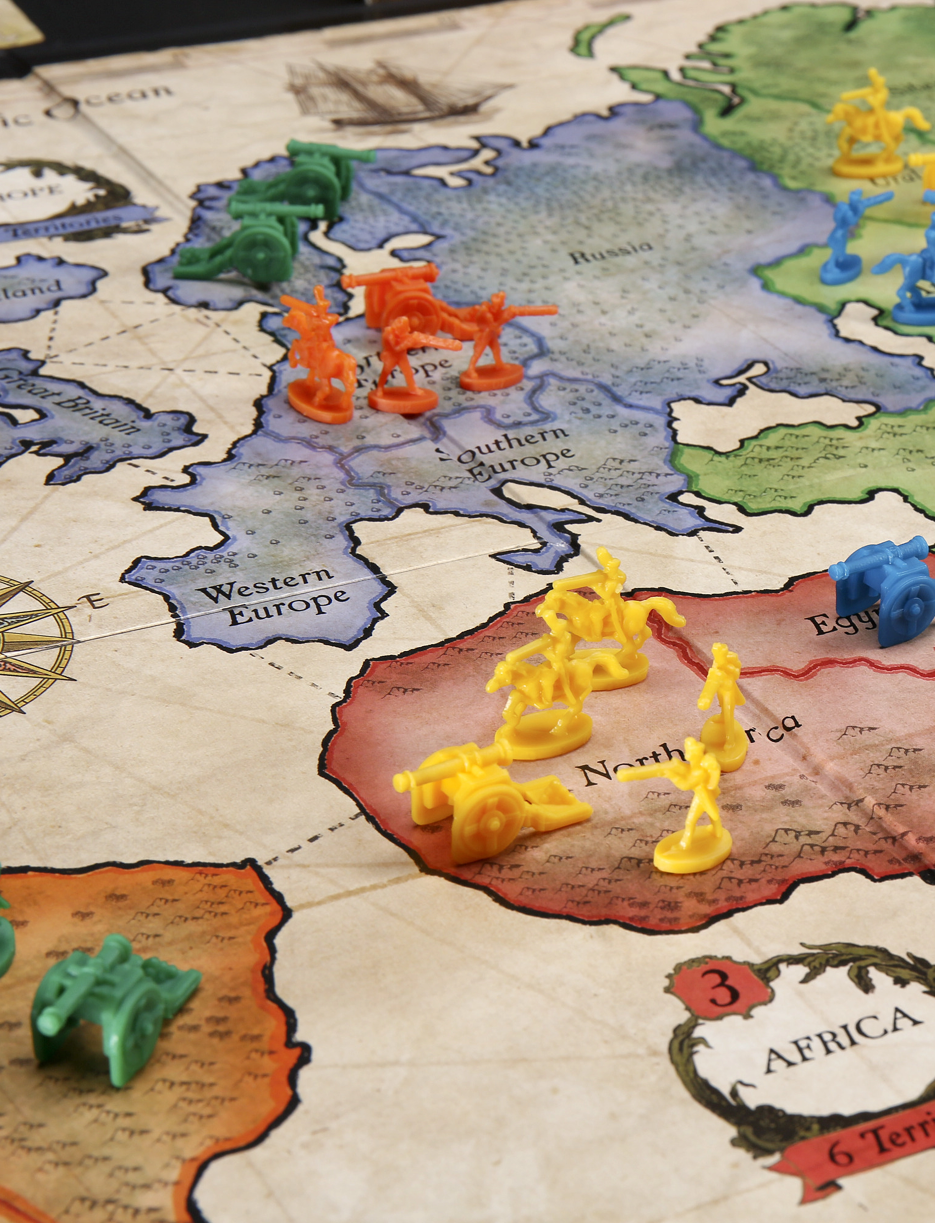 Hasbro Gaming Risk Board Game War, DANISH, Multi/patterned, Spil > Brætspil, Børn