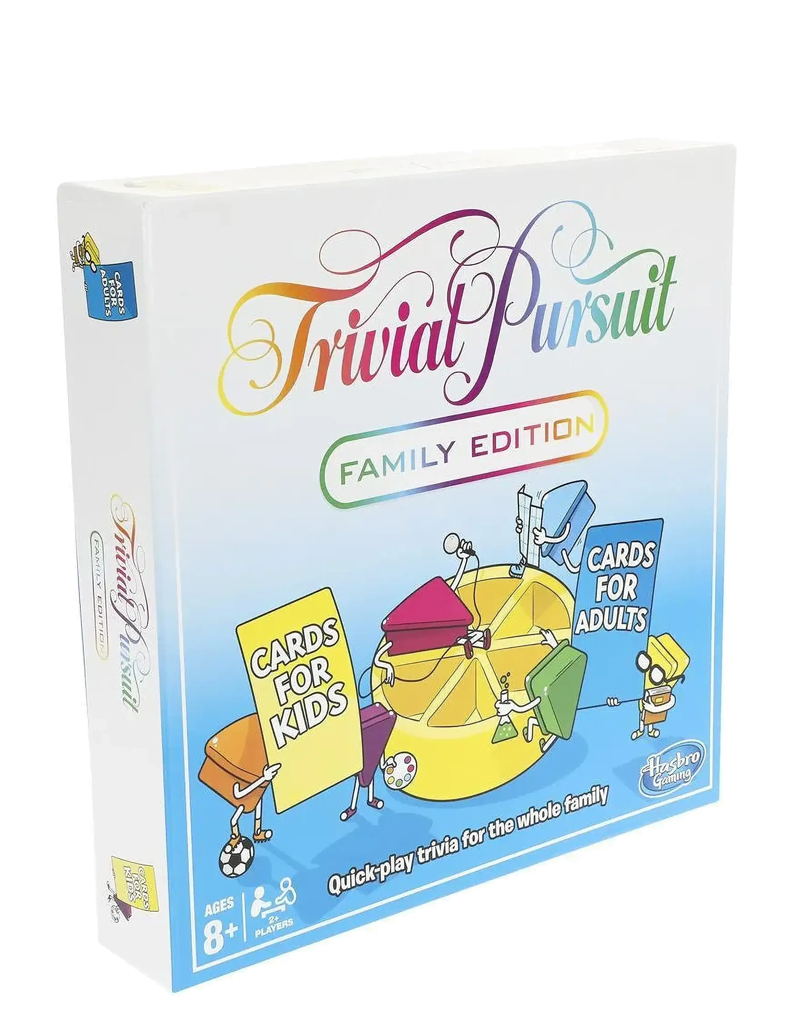 Hasbro Gaming Trivial Pursuit Family Edition Board Game Trivia, DANISH, Multi/patterned, Spil > Aktive Spil, Børn